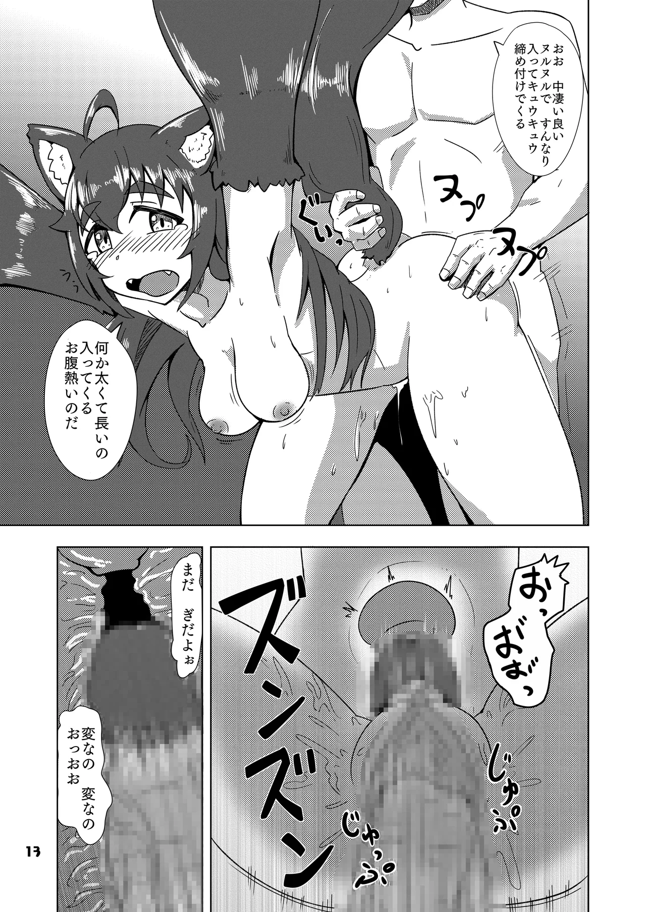 ケモミミちゃんとオフロ - page14
