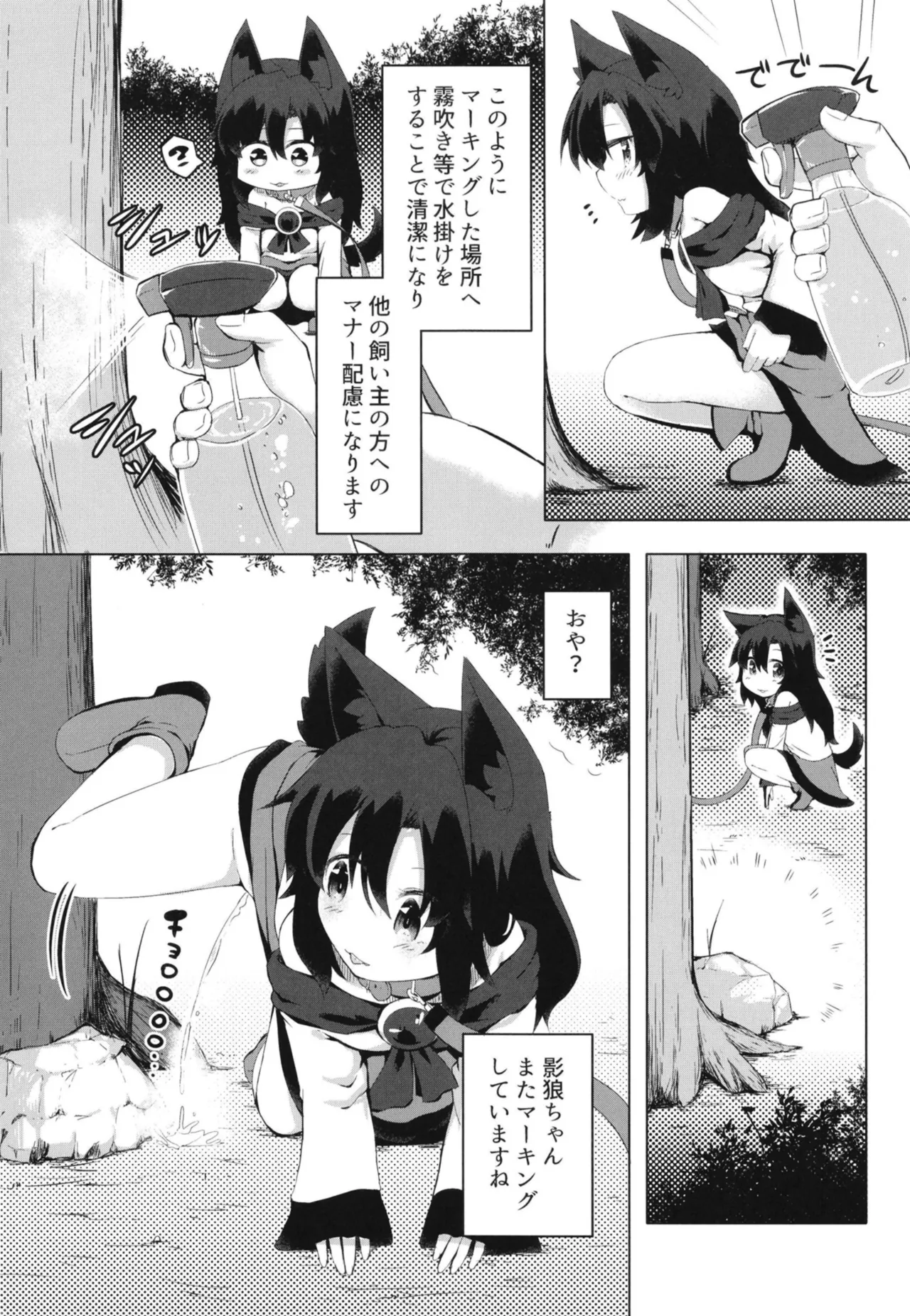 影狼ちゃんの飼い方2 おさんぽ編 - page6