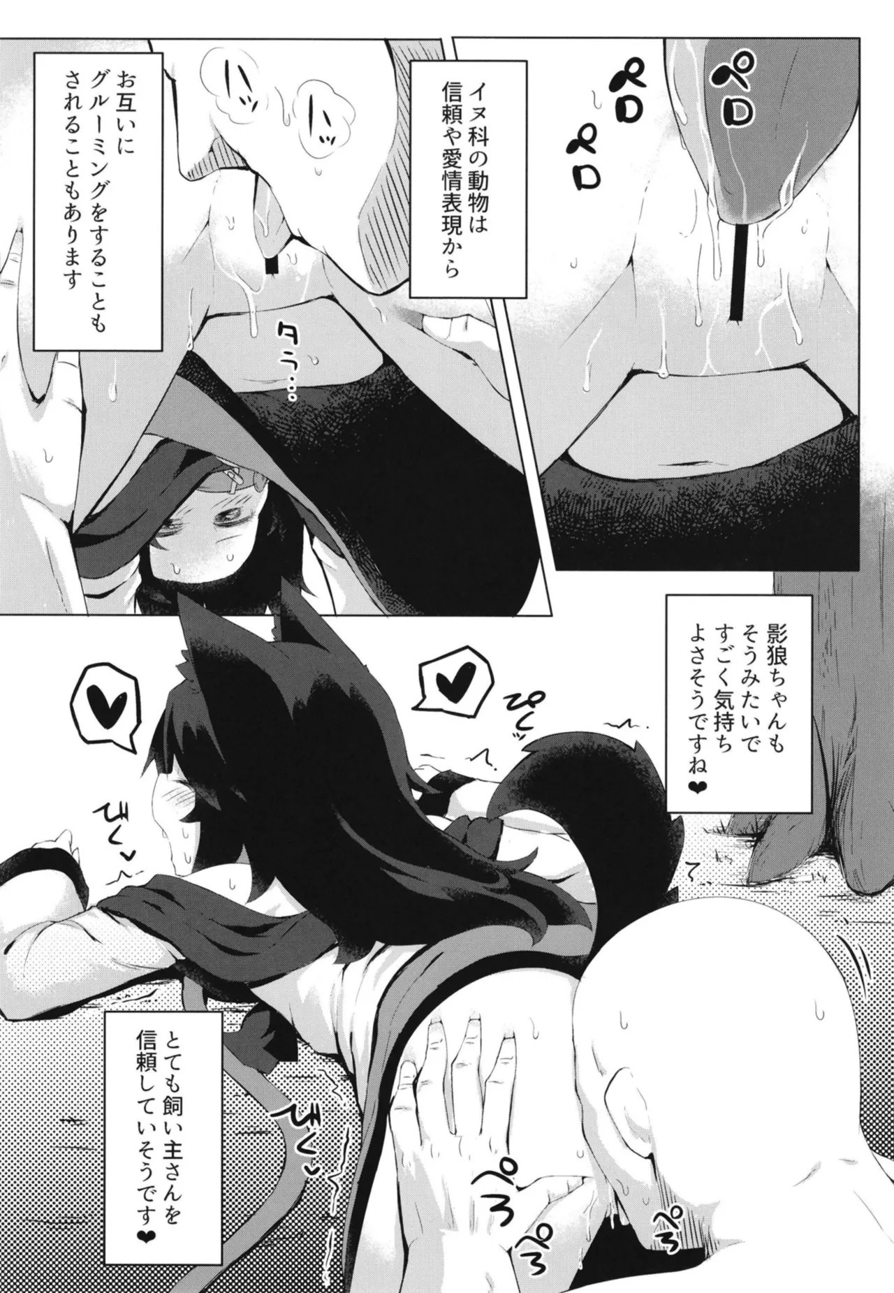 影狼ちゃんの飼い方2 おさんぽ編 - page9