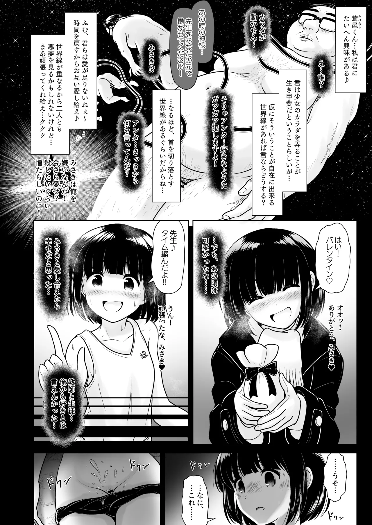 女子〇学生の教え子にブルマを履かせてヤリまくった神回と時空性犯罪者に転生した件 - page2