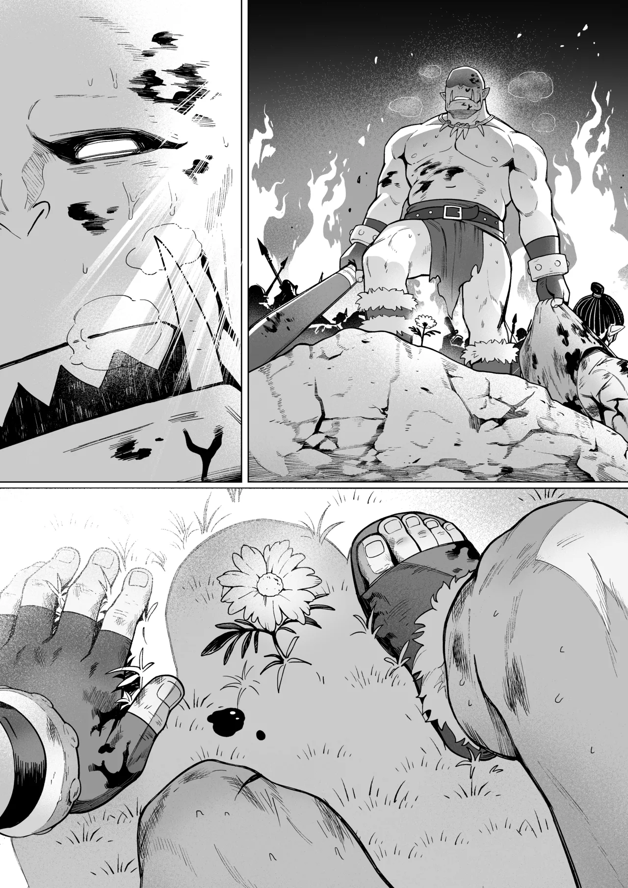 妖精娼館 3号室レイシー 〜褐色肌エルフを指名した童貞オーク〜 2 - page47