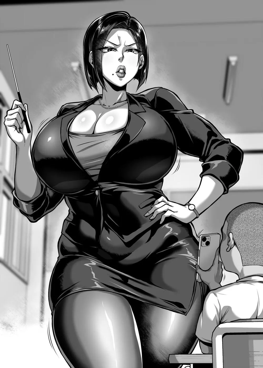 口うるさい熟女教師がエロガ〇に催〇かけられてエロい事される漫画 - page51