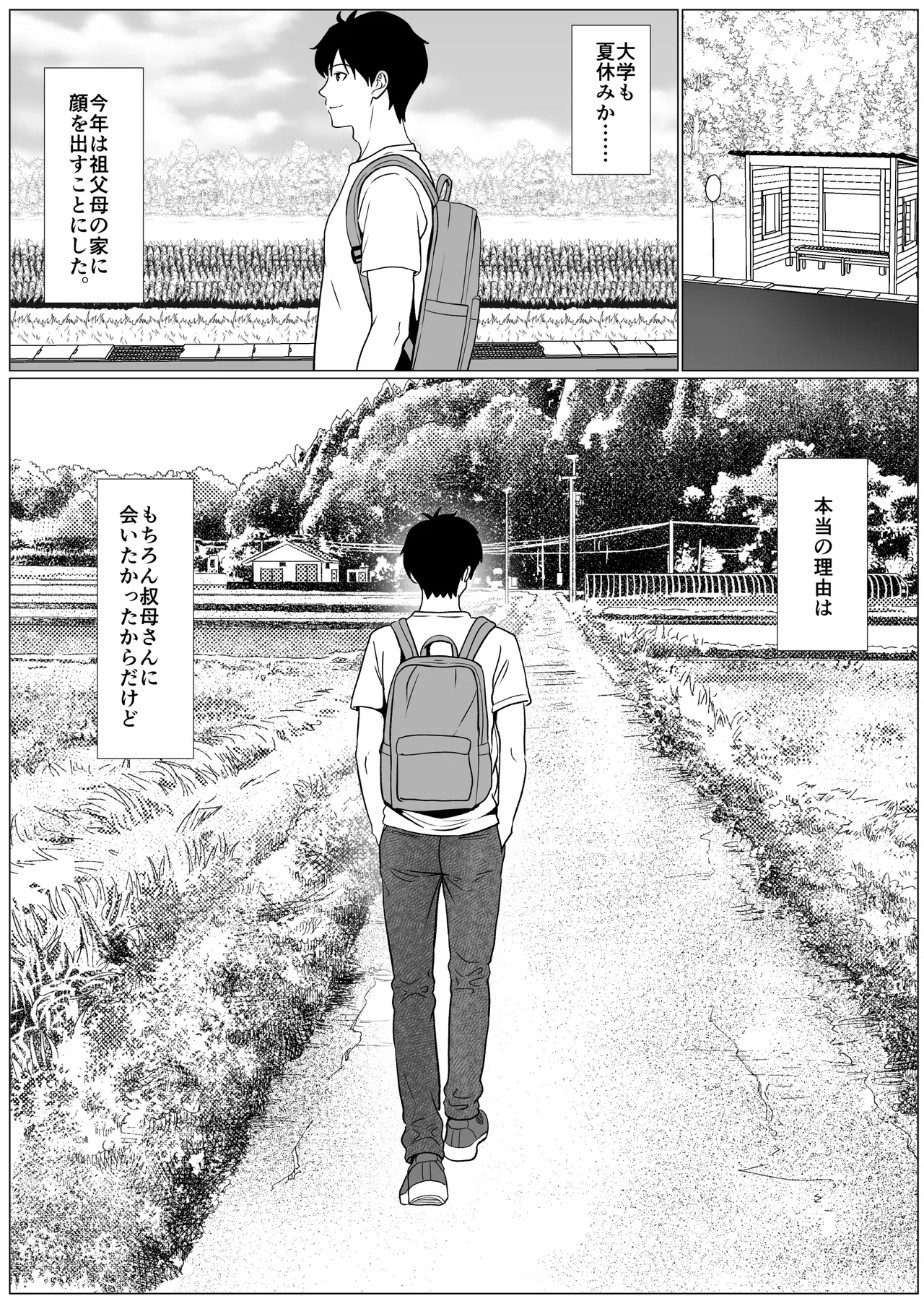 静かな夏 ― 無口な叔母 - page2