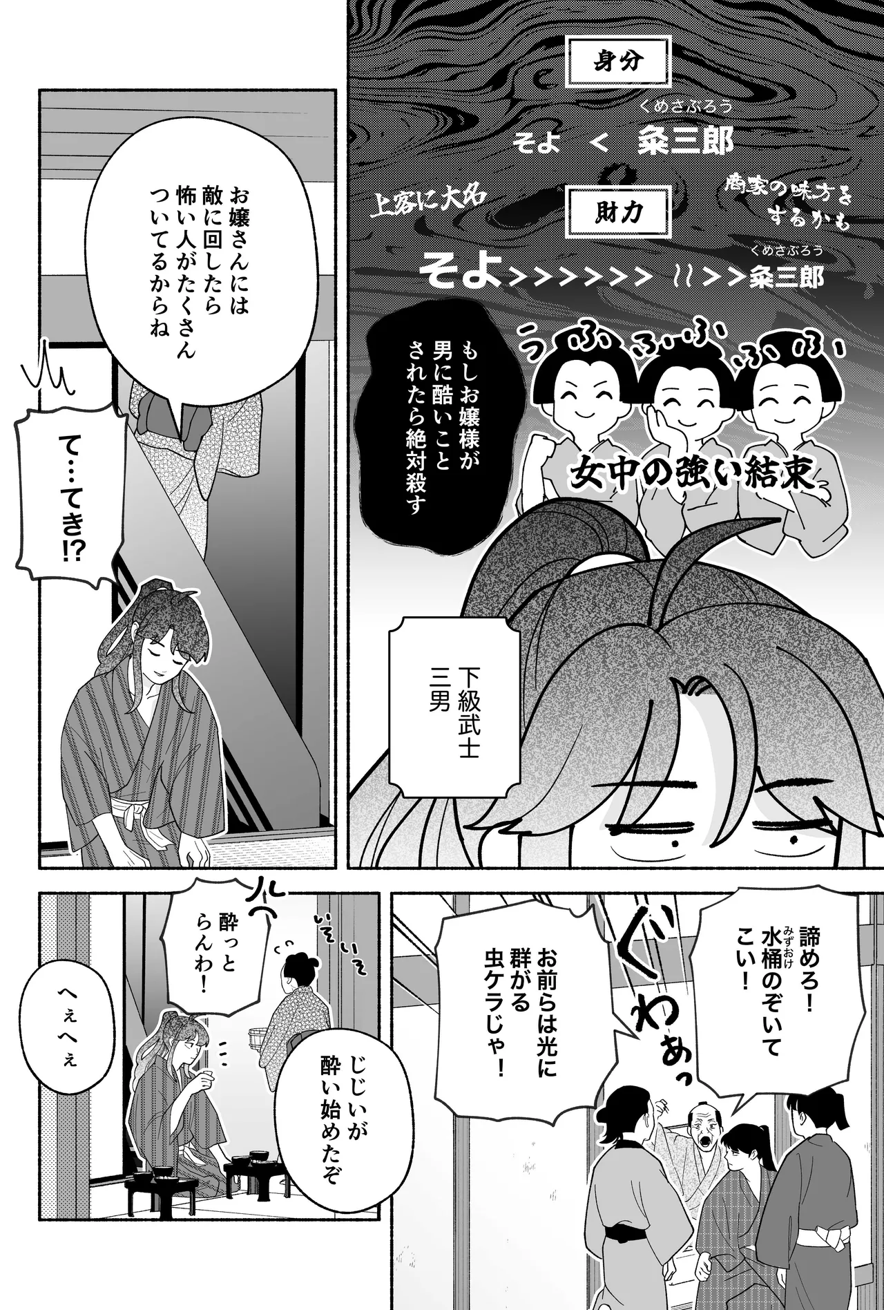 用心棒とお嬢様 タコに触れたところが、かゆくって！ - page32