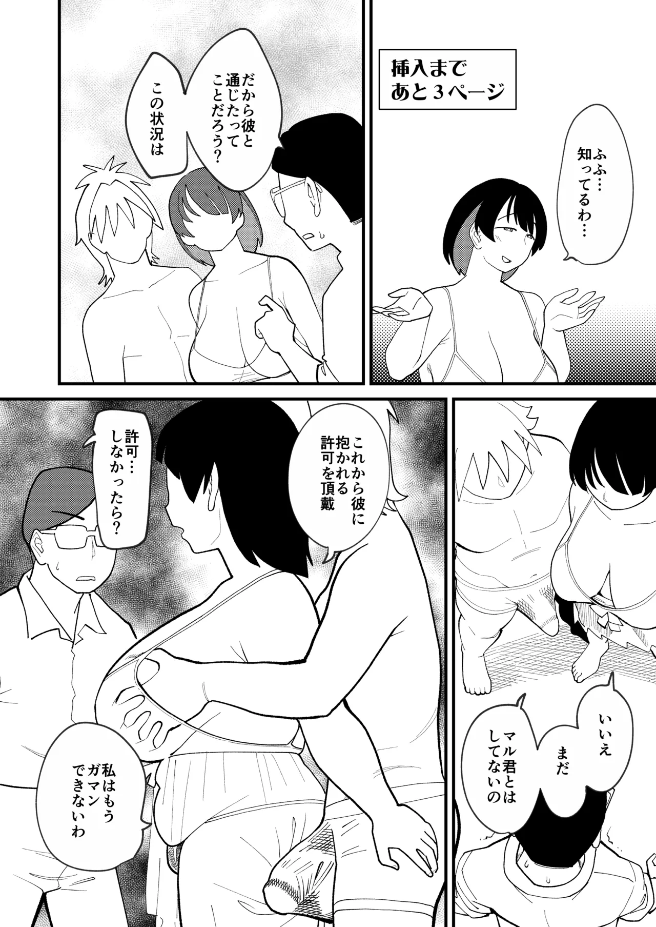 30ページ後に挿入される欲求不満ぽっちゃりおばさん - page29