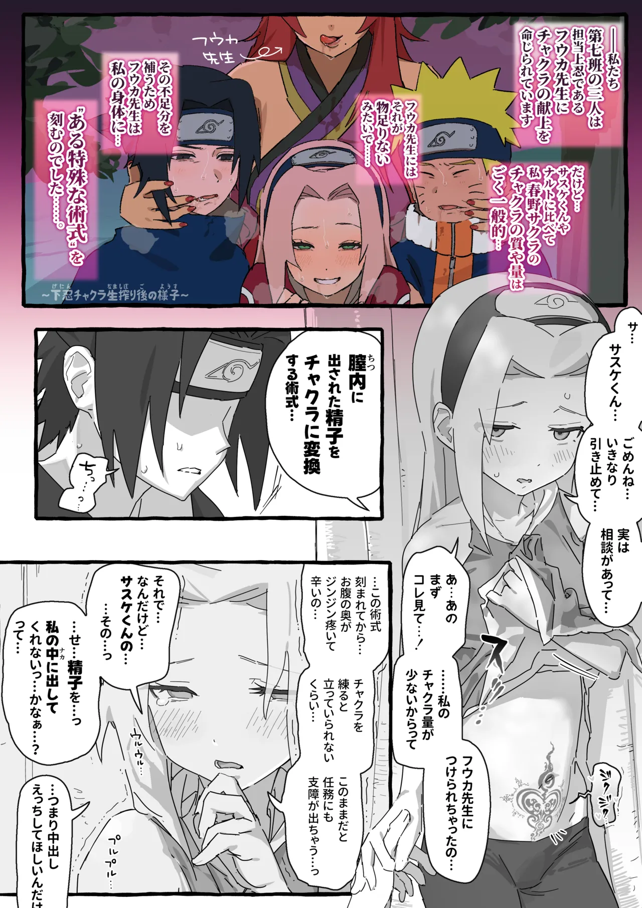 サスサク初えっち漫画 - page2