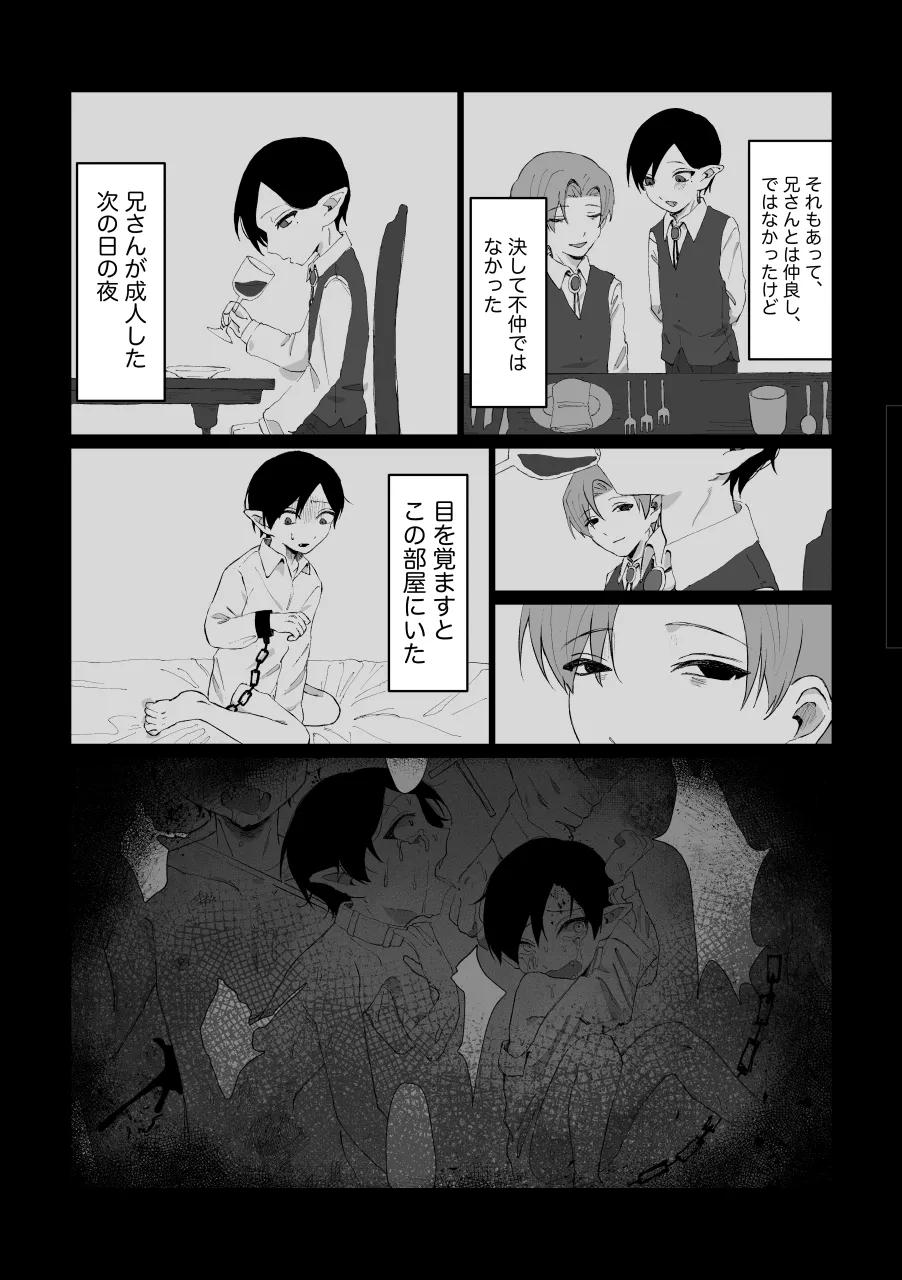 兄さんの家に監禁されてる - page29