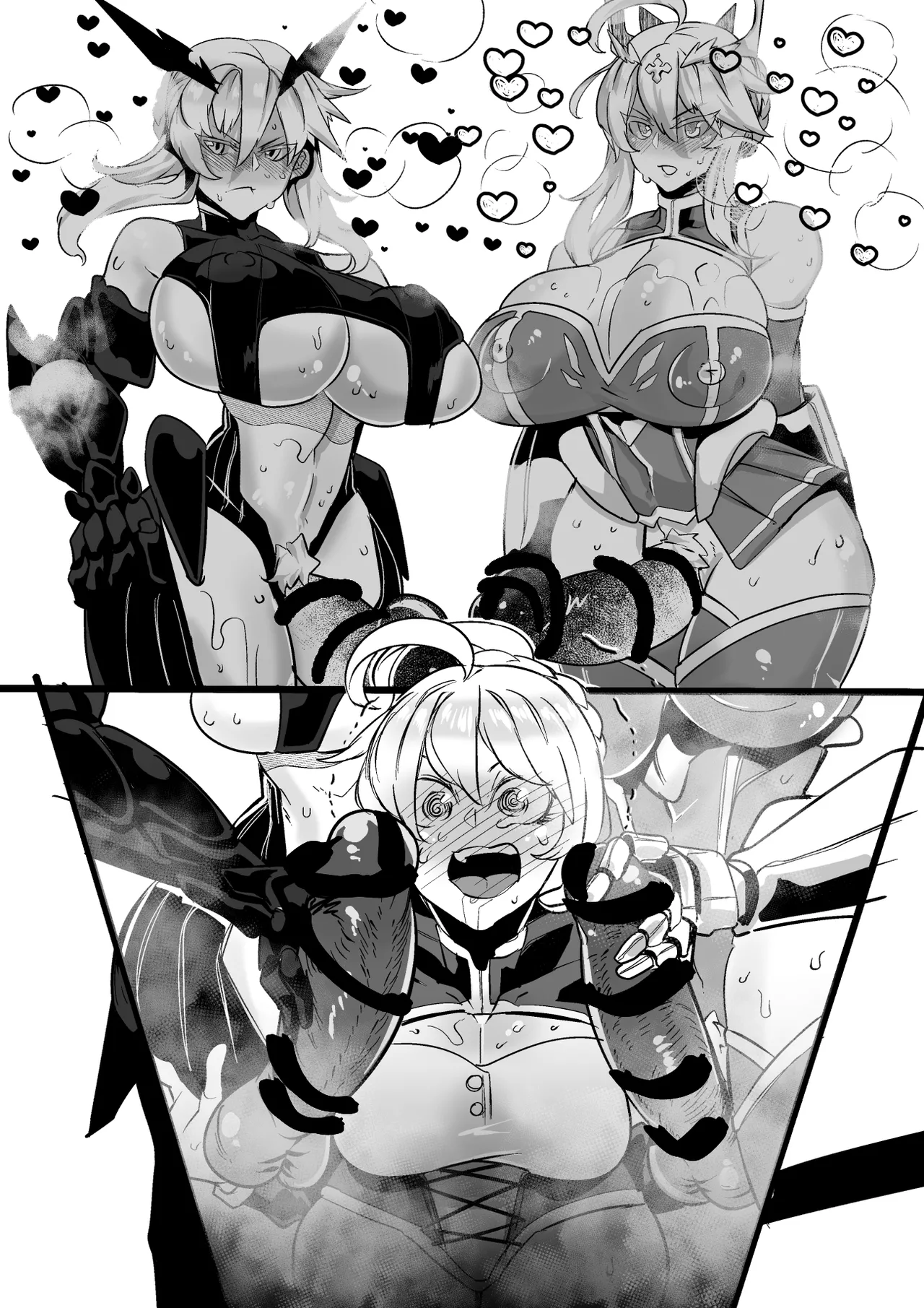 アルトリアがアルトリアを犯すふたなりレズセックス - page9