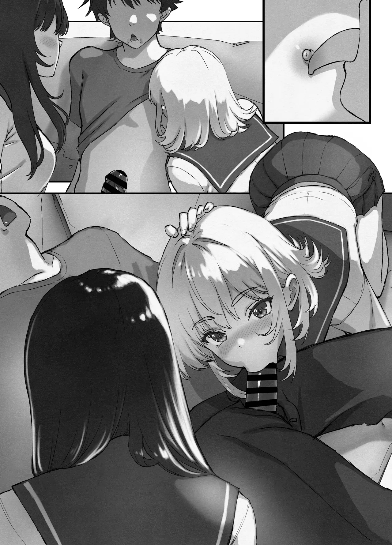 あたしの最強ま〇こ2 お兄ちゃんにカノジョが出来たから初めての3Pで搾り取ってみた。 - page44