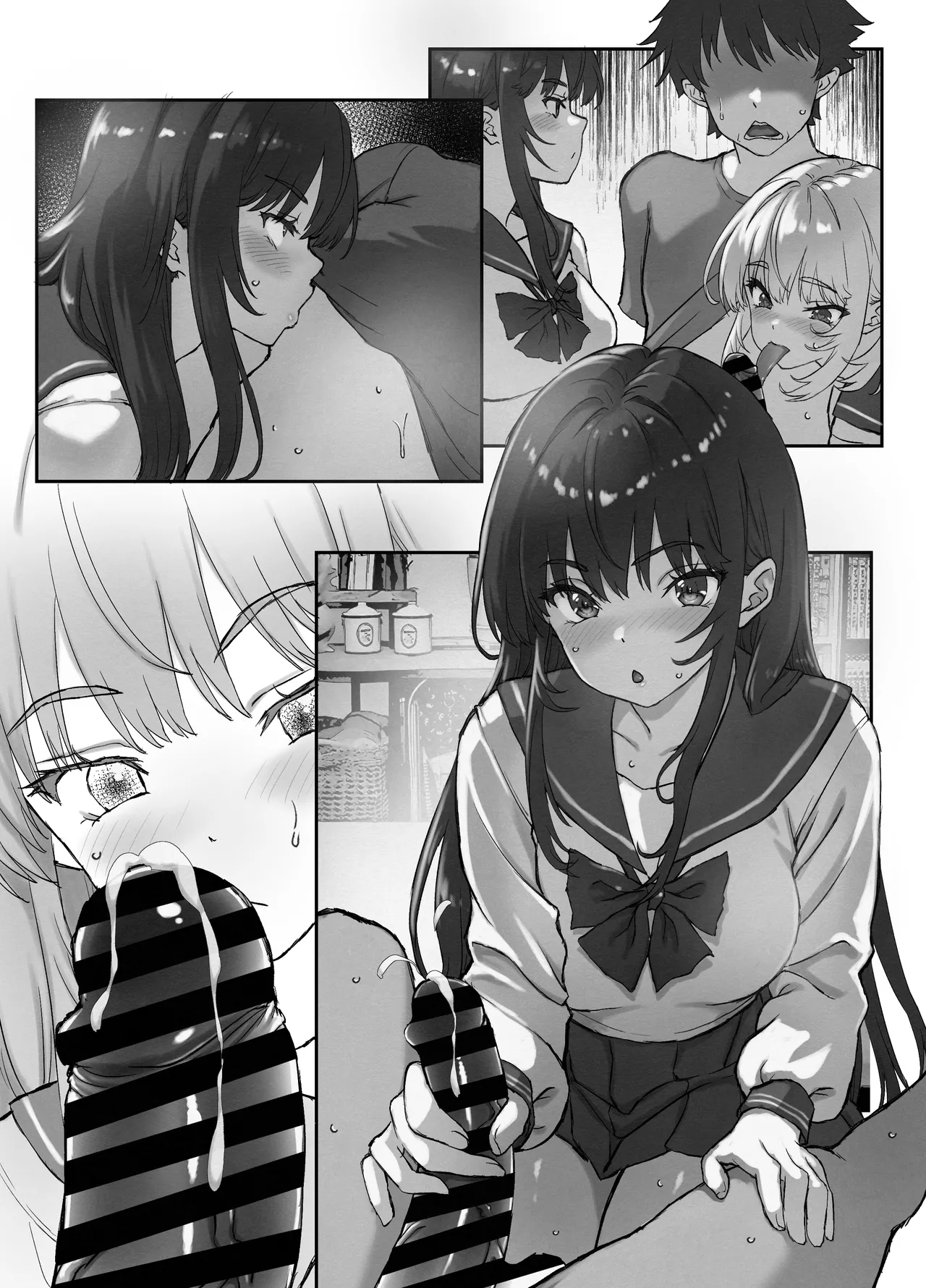 あたしの最強ま〇こ2 お兄ちゃんにカノジョが出来たから初めての3Pで搾り取ってみた。 - page45