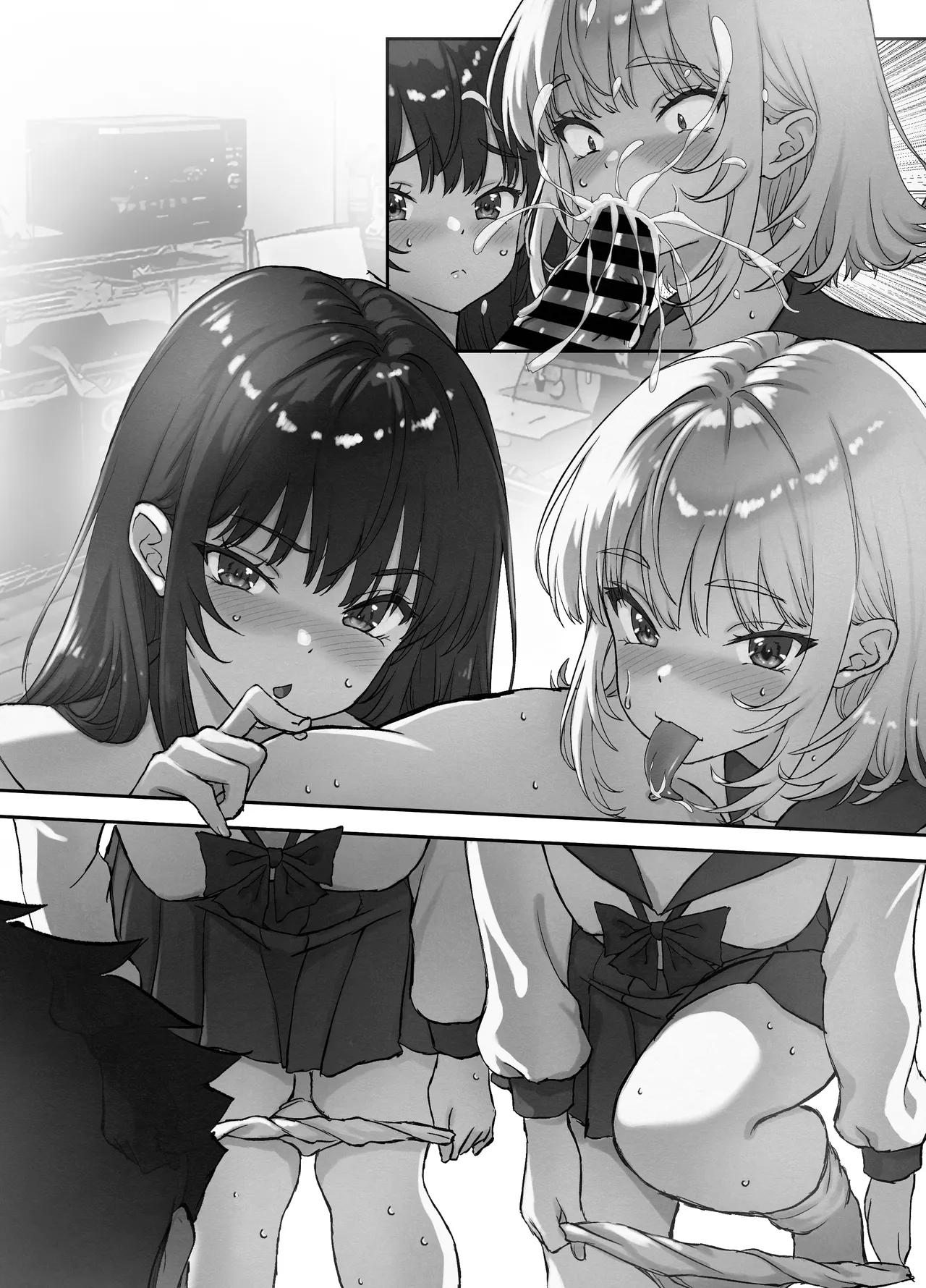 あたしの最強ま〇こ2 お兄ちゃんにカノジョが出来たから初めての3Pで搾り取ってみた。 - page49
