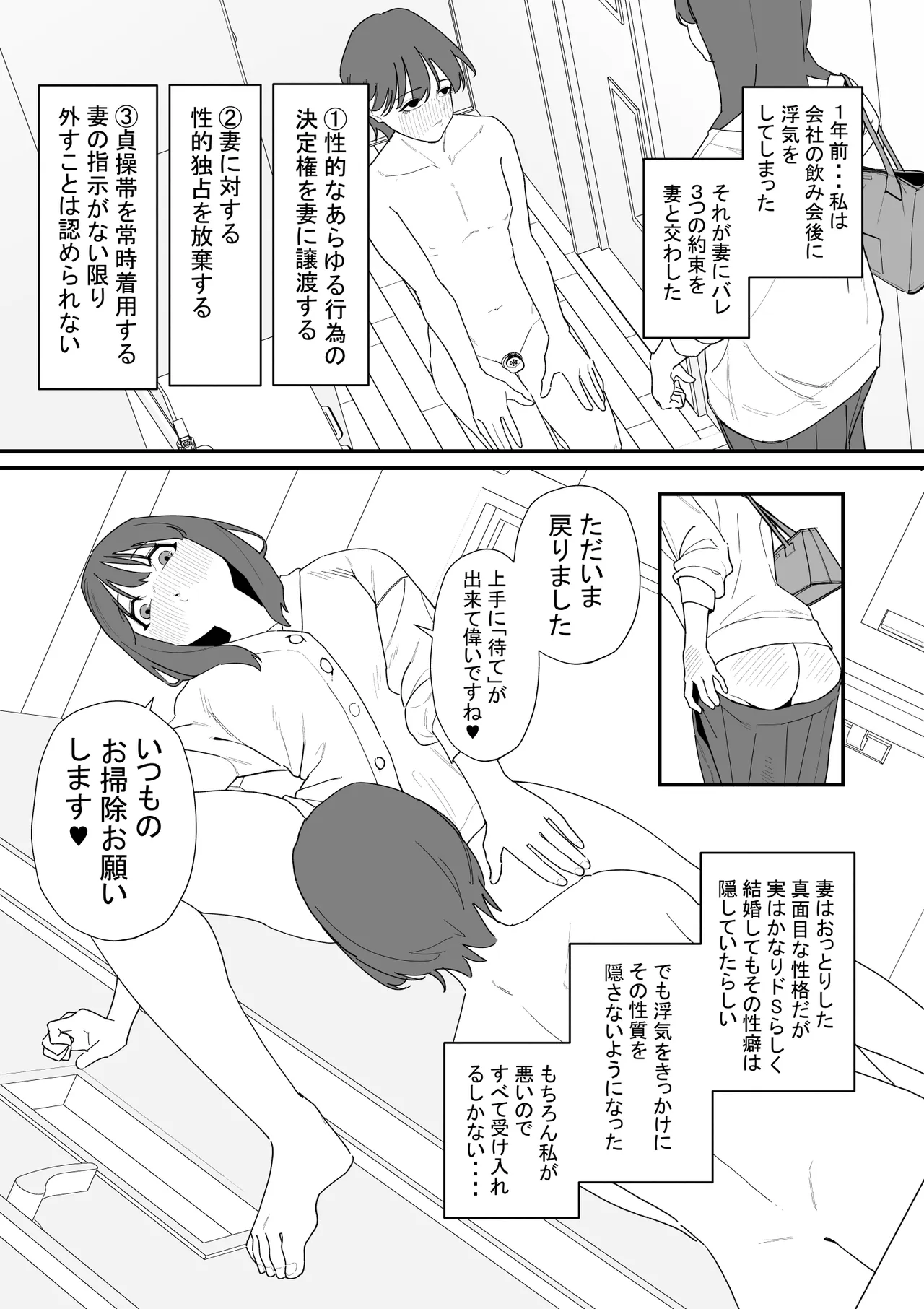性処理道具にされた夫のメス化計画 - page2