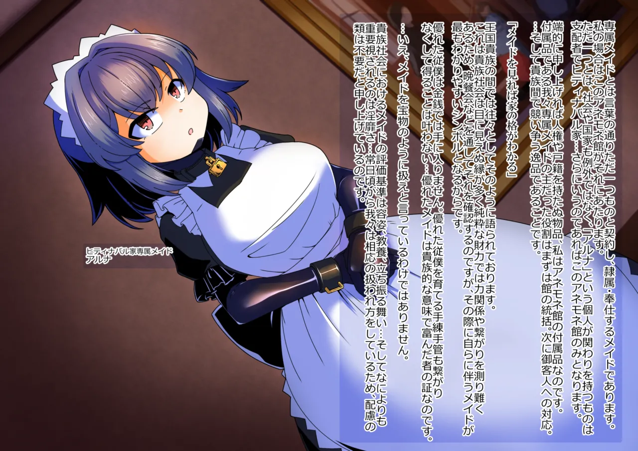 メイドとお嬢様 + 王国貴族の館～ラバーメイド完全拘束調教～ - page670