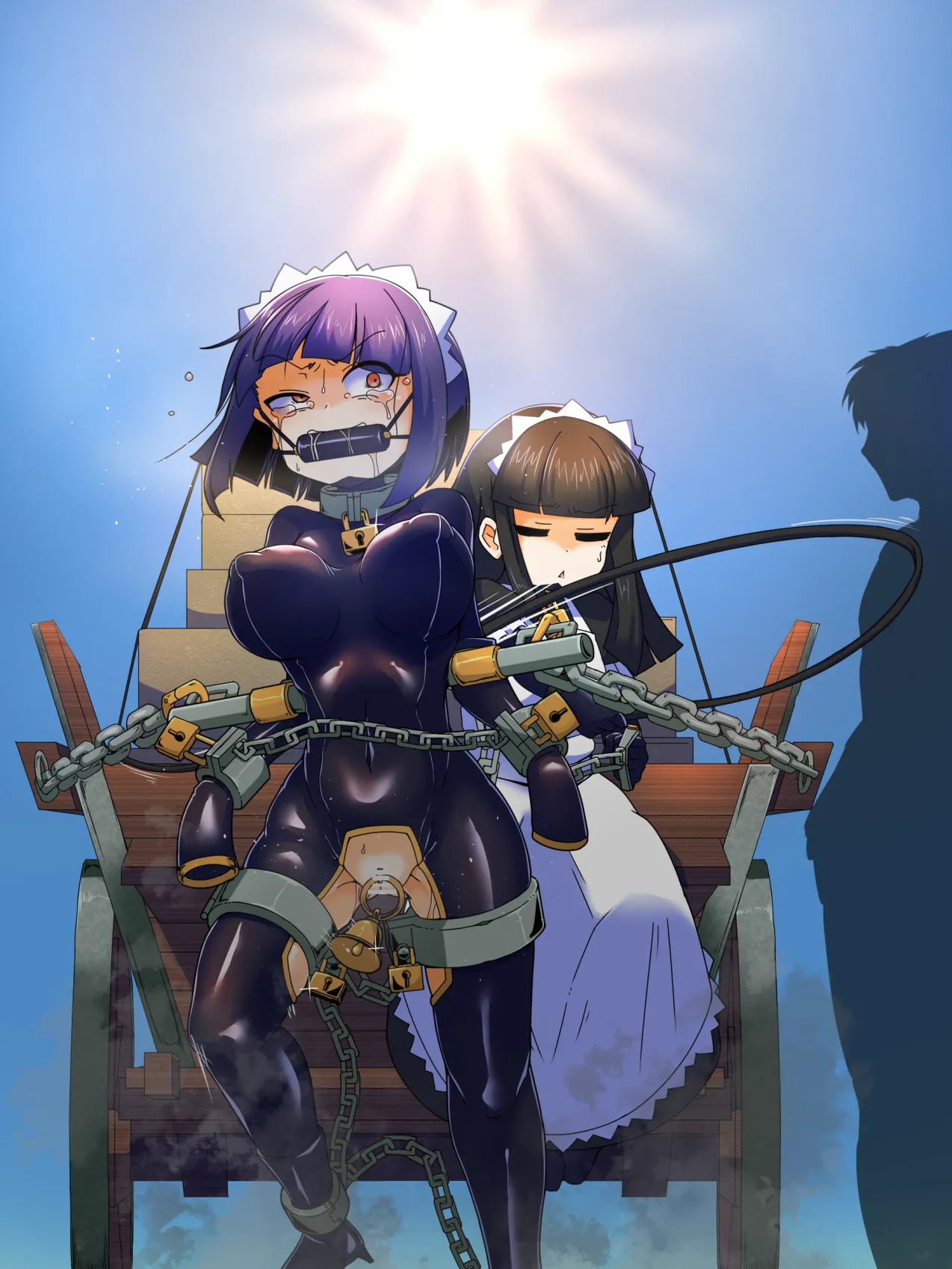 メイドとお嬢様 + 王国貴族の館～ラバーメイド完全拘束調教～ - page722