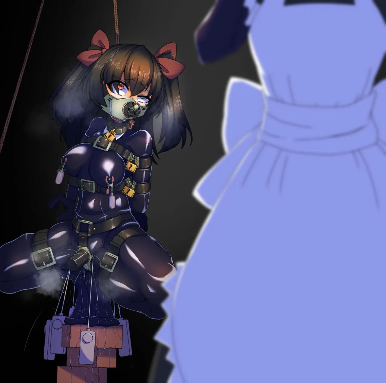 メイドとお嬢様 + 王国貴族の館～ラバーメイド完全拘束調教～ - page735