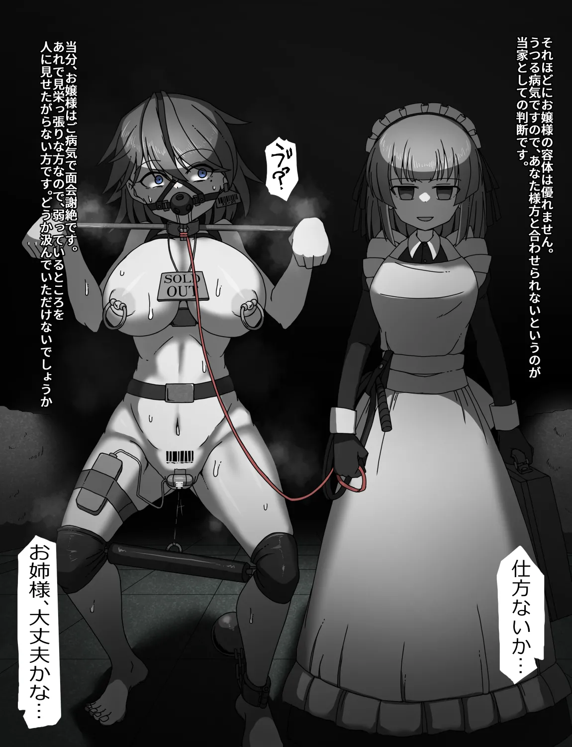 メイドとお嬢様 + 王国貴族の館～ラバーメイド完全拘束調教～ - page88