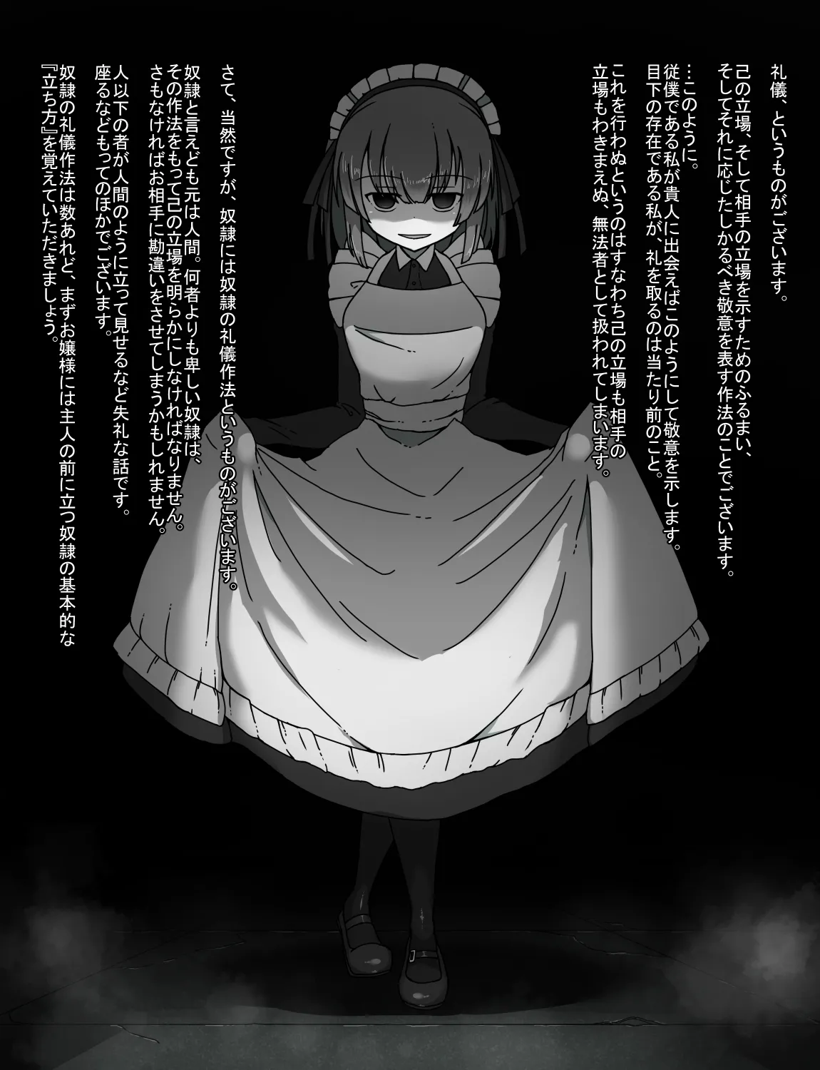 メイドとお嬢様 + 王国貴族の館～ラバーメイド完全拘束調教～ - page9