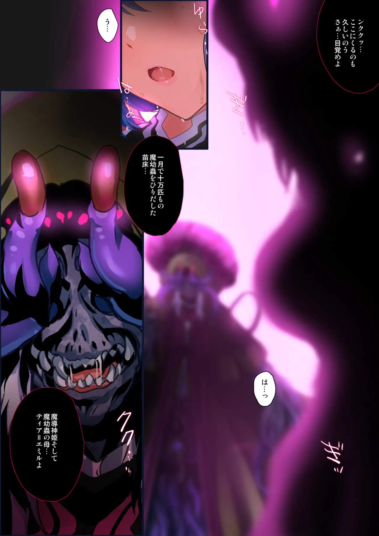 『ヒロイン受胎命令・魔蟲人間交配編』前・中編 - page2