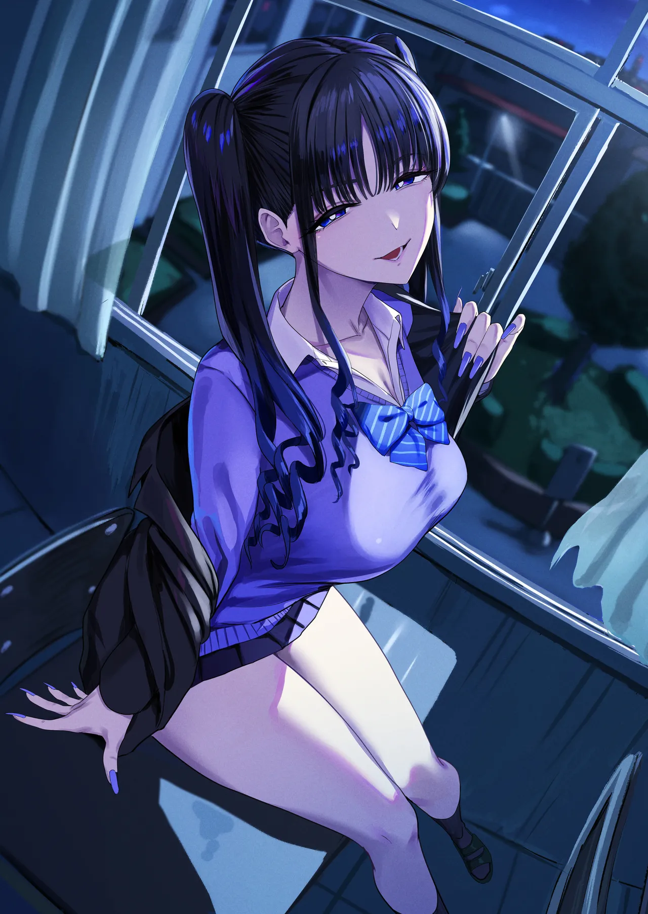 二次元オタクの俺が転校してきた巨乳アイドルに堕とされるまで - page2