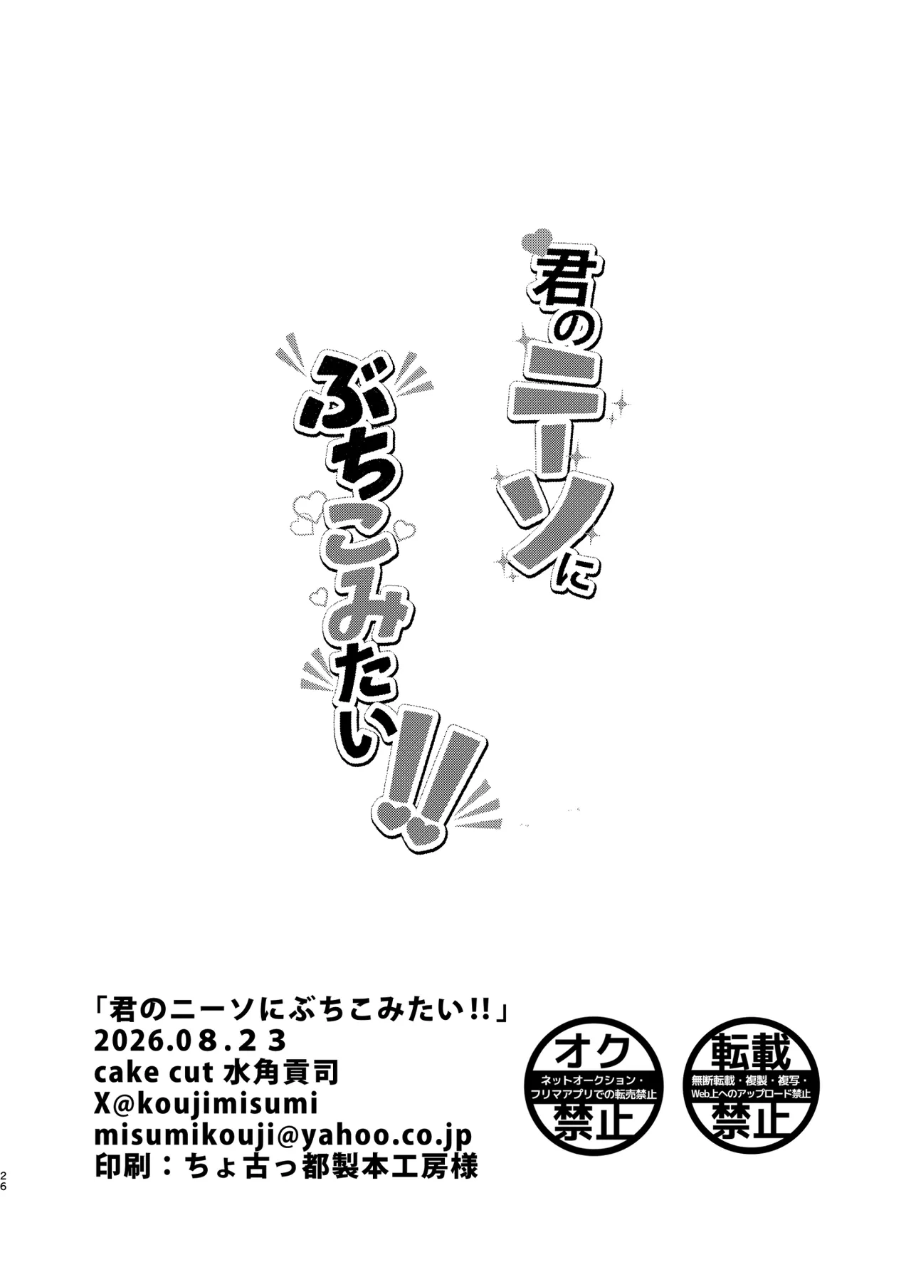 君のニーソにぶちこみたい！！ - page25