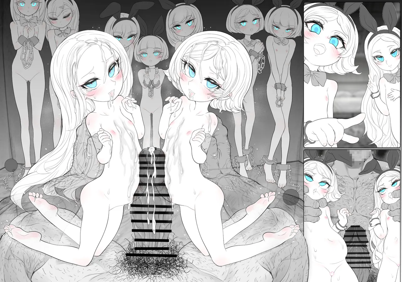 金髪美少女モデルとラブラブ密着本番撮影～不倫理上等常識無用の少女堪能快楽取材～ - page54