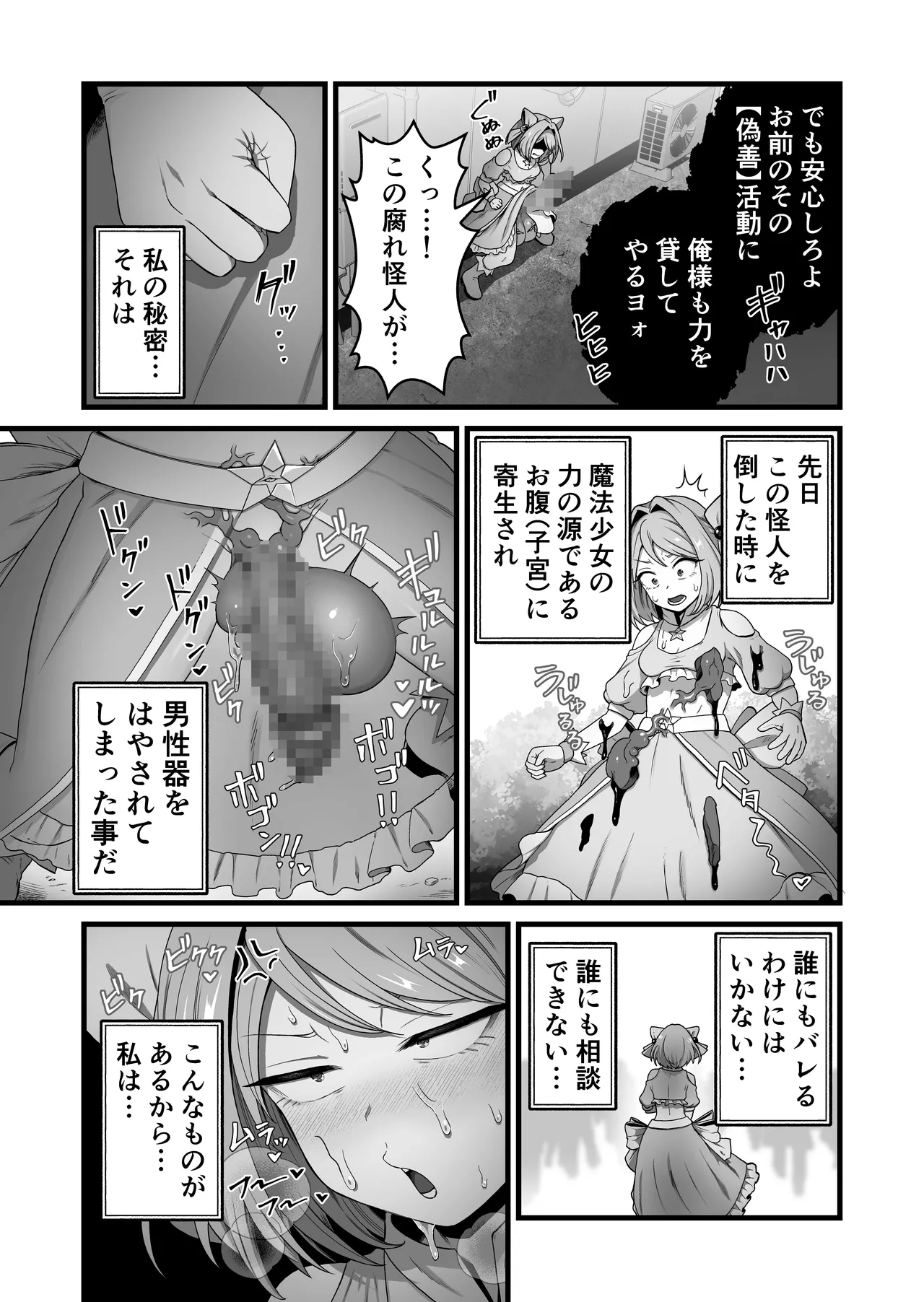 寄生怪人誕生～悪堕魔法少女～ - page6