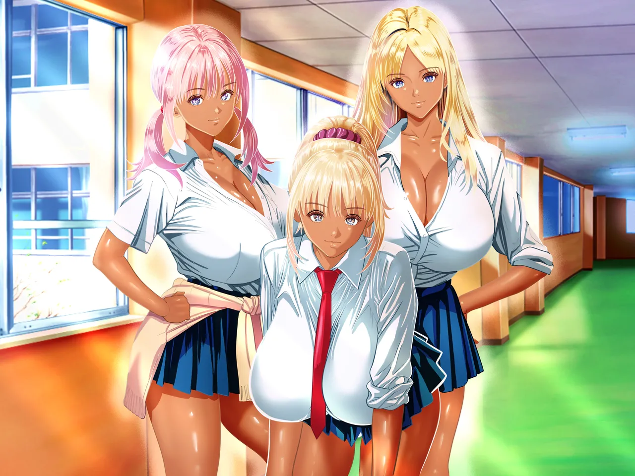 僕をイジメる黒ギャル3人、ヒイヒイ言わせてみた - page2