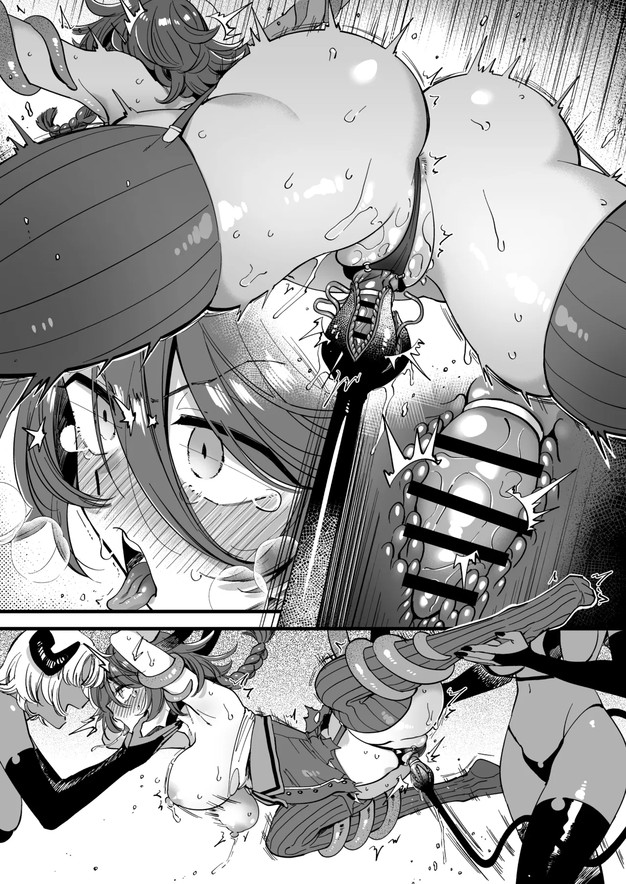 魔法使いマヌバがレズサキュバスに捕まってひたすらクリ責めされてしまう - page18