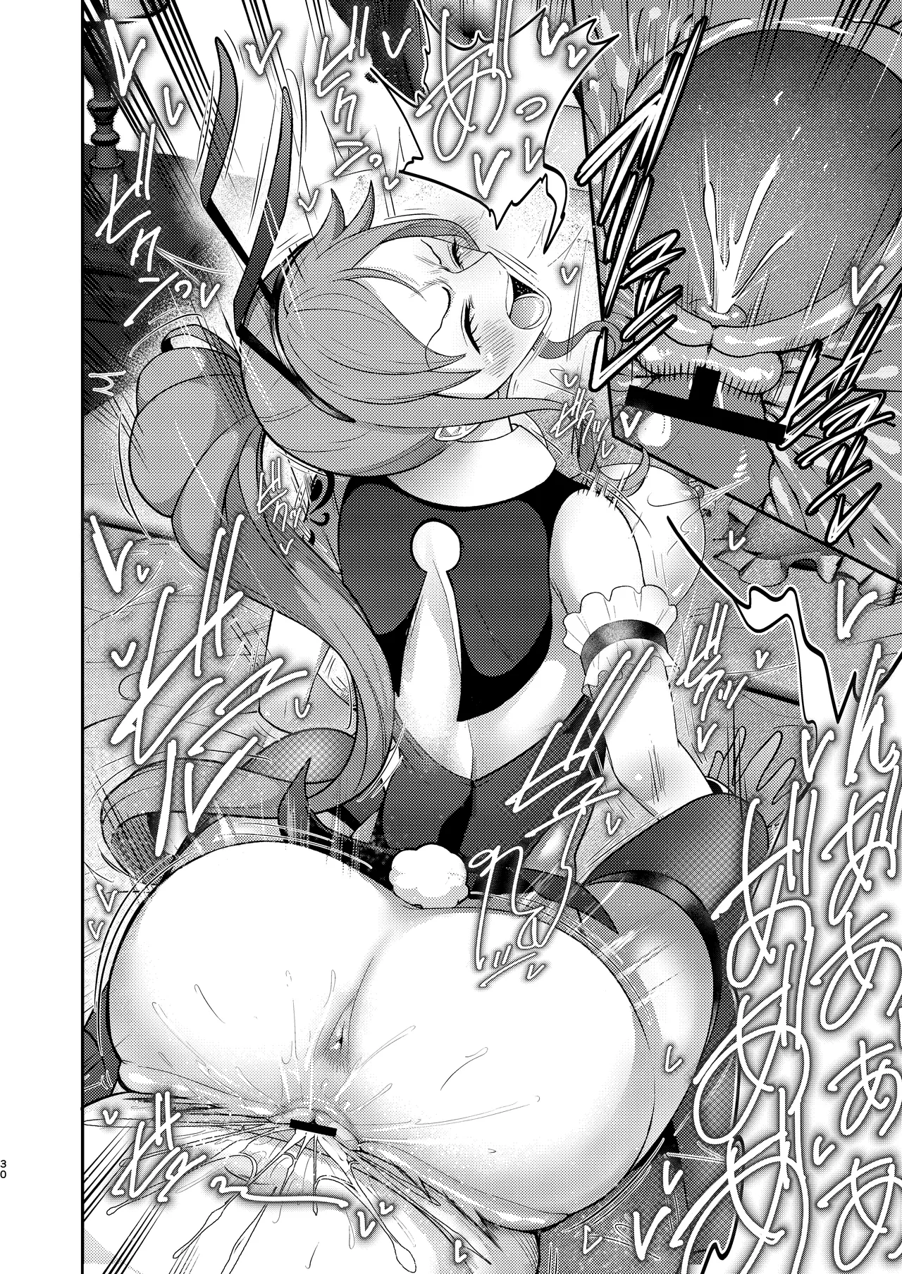 風俗潜入!ナミさんと黒転バニー風俗店 - page30