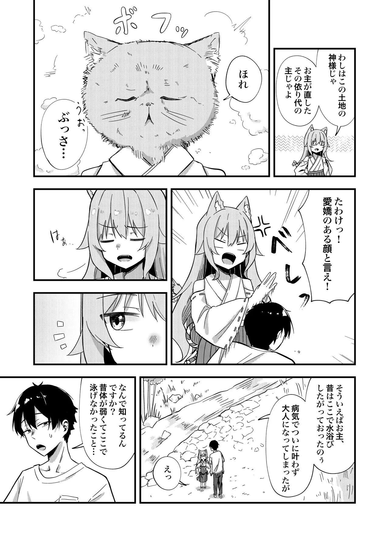 消えかけのちっぱい猫神さま ～最後はたっぷり楽しませてもらうからの～ - page12
