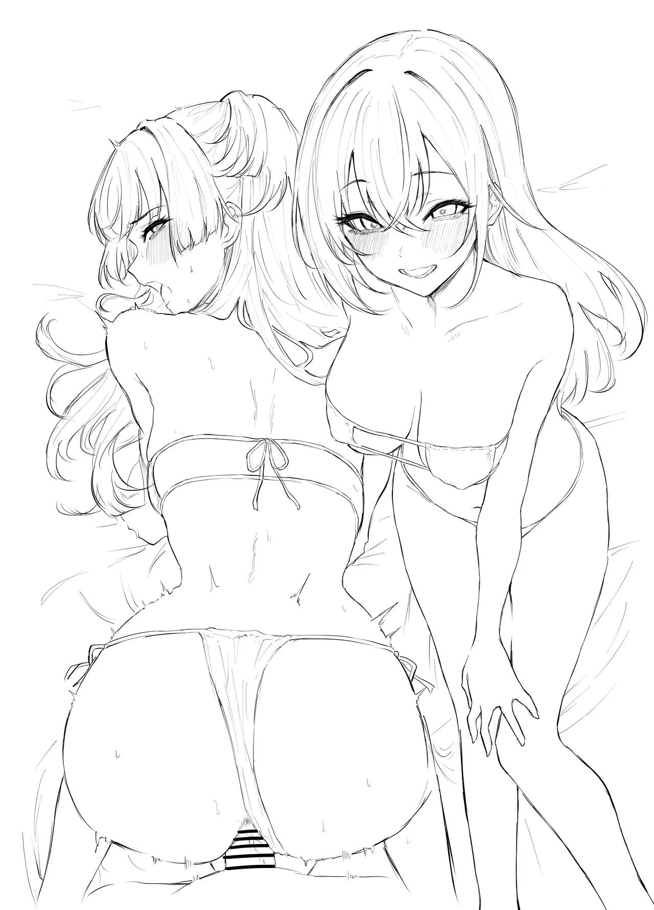 冬優子と羽那のえっちなイラスト本β - page6