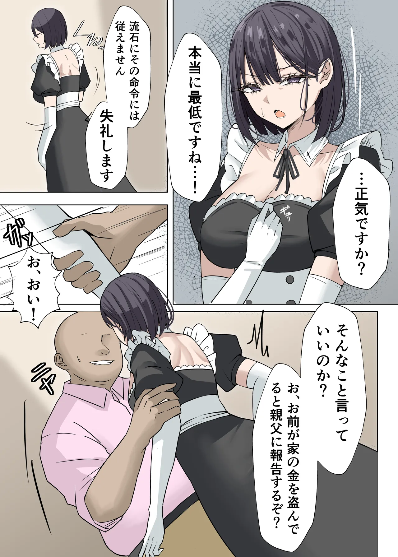 クール系メイドさんに命令して中出しS〇Xする話 - page11