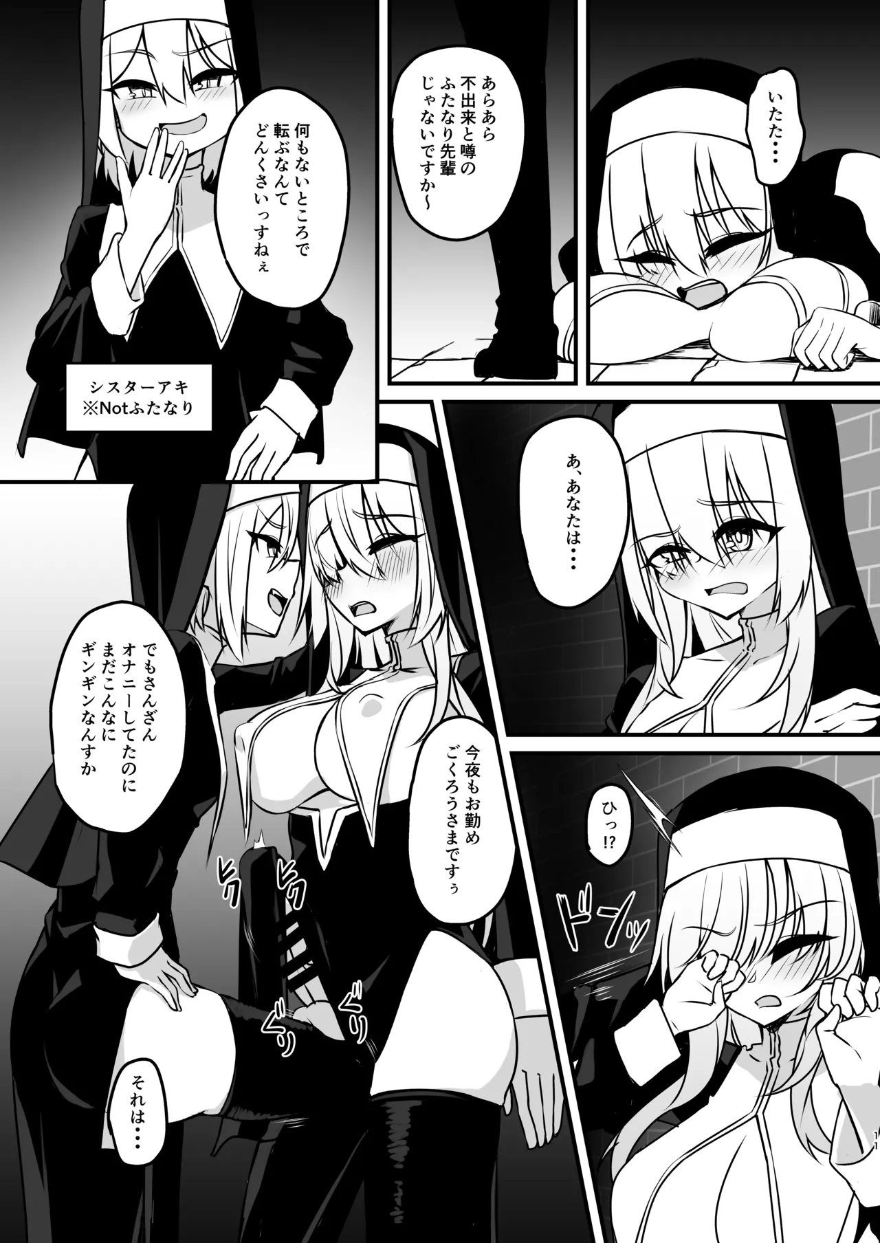 ふたなりシスター自罰公開ルーインドオーガズムオナニー - page11