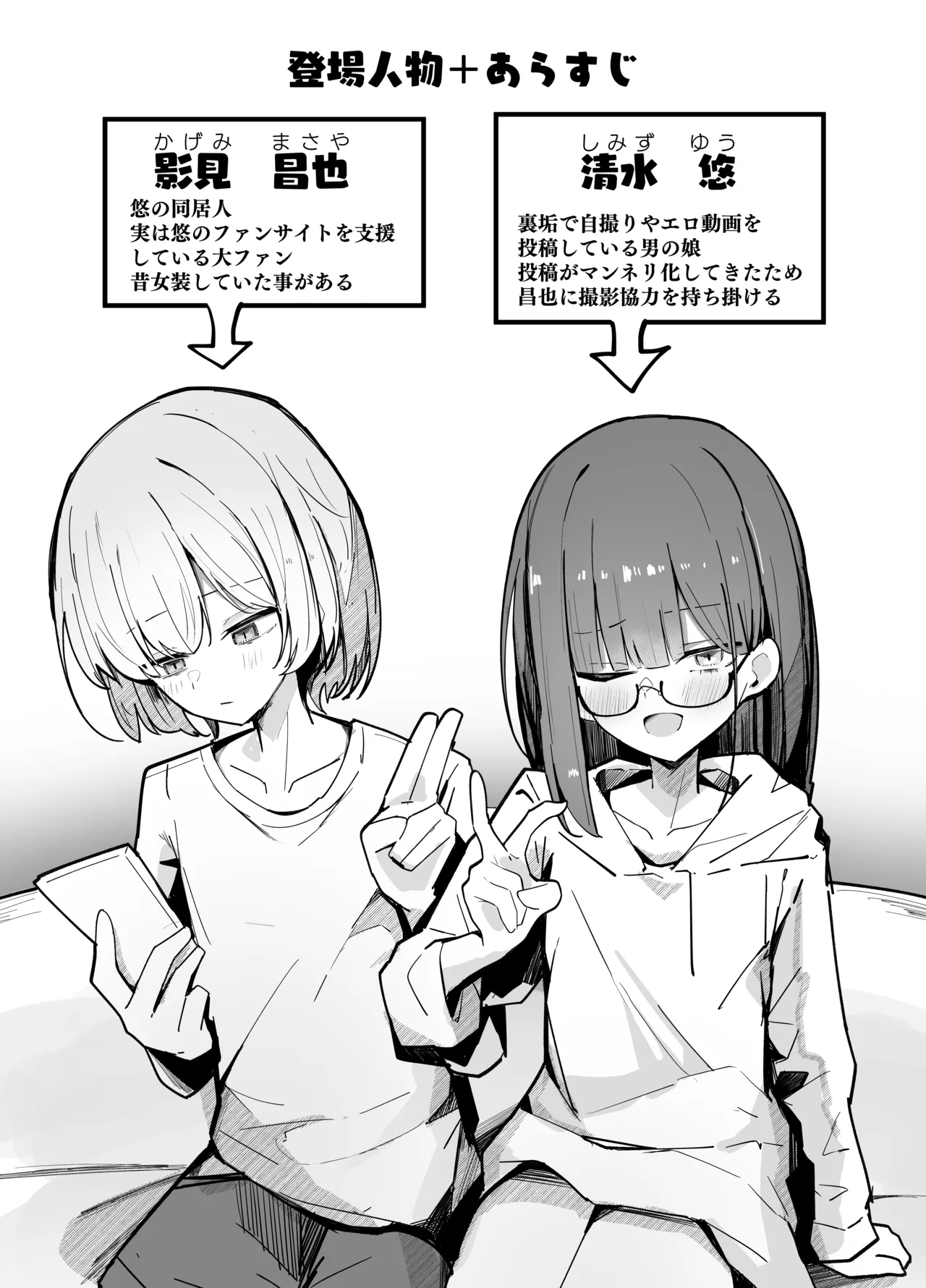 続・裏アカ男の娘と同居人の俺 - page3