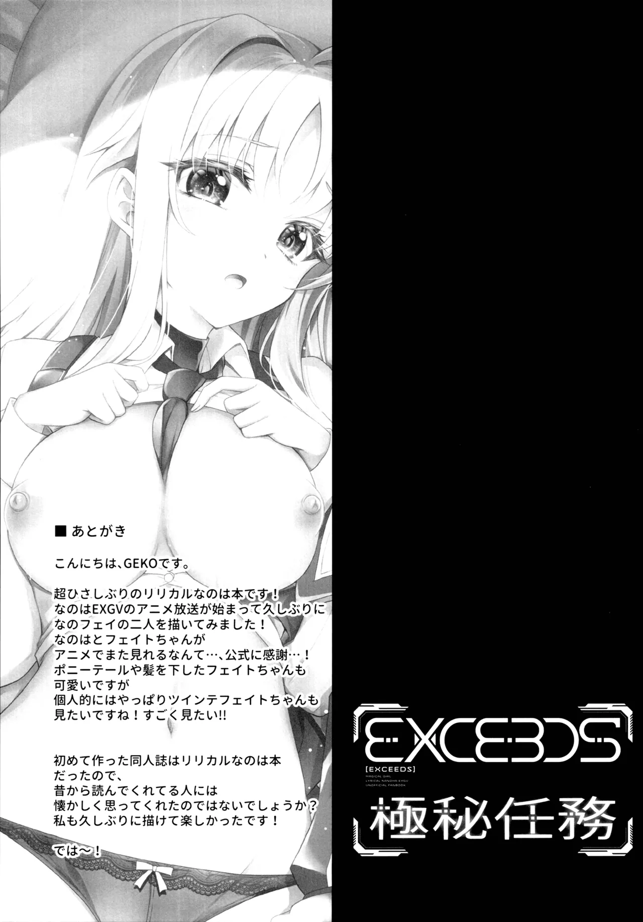 EXCEEDS極秘任務 FILE:NANOHA×FATE - page18