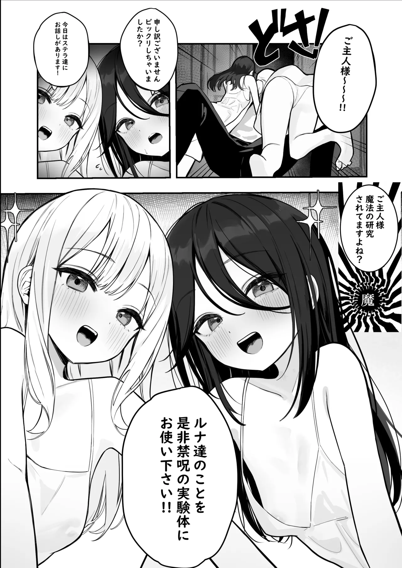 奴隷少女たちに自白魔法かけたら、ヤッベ、すっげぇ、下品なドM堕ちした♪【漫画版】 - page3