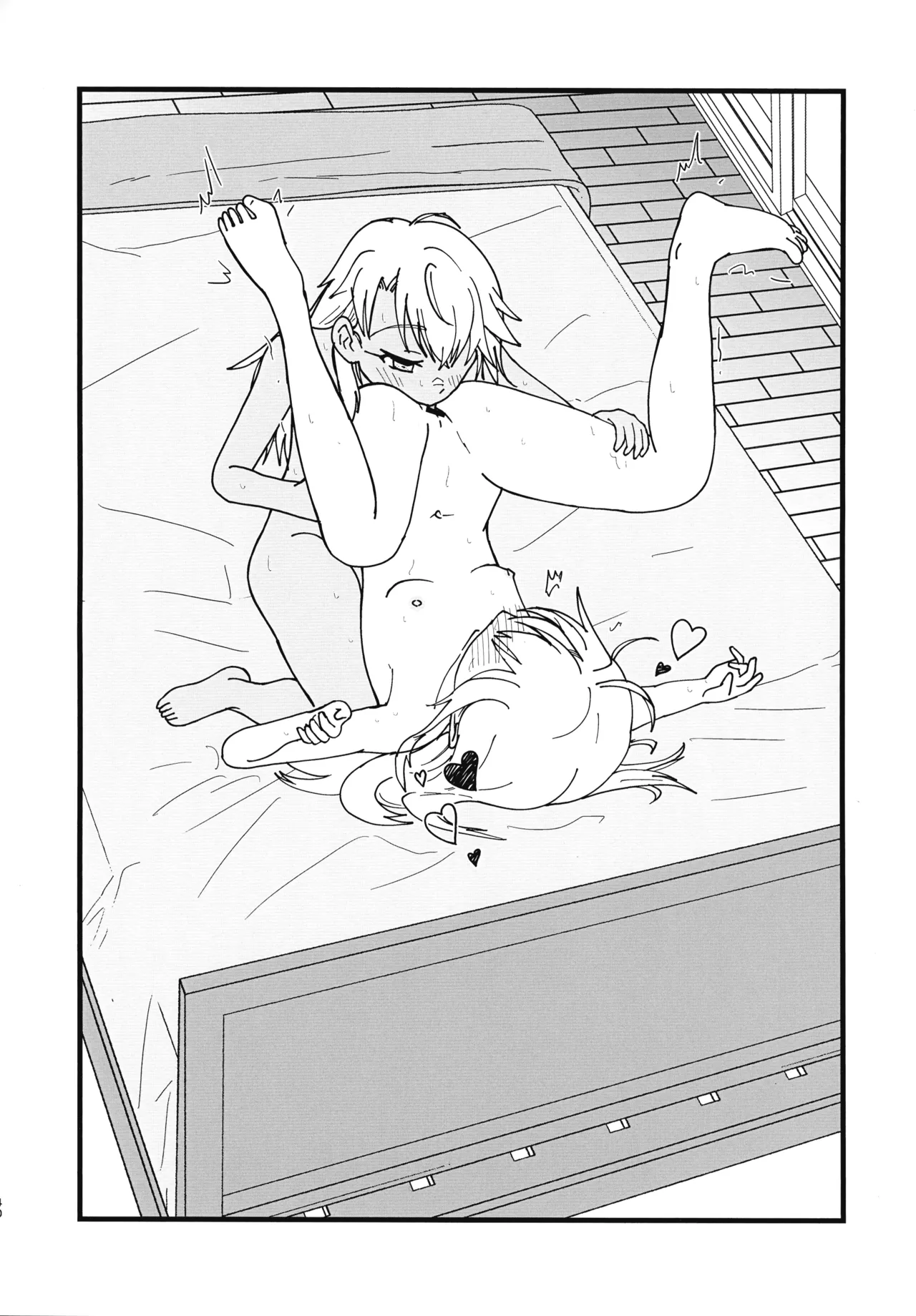 イリクロlog PART.1 イリヤとクロエのイチャイチャらくがき本 - page41