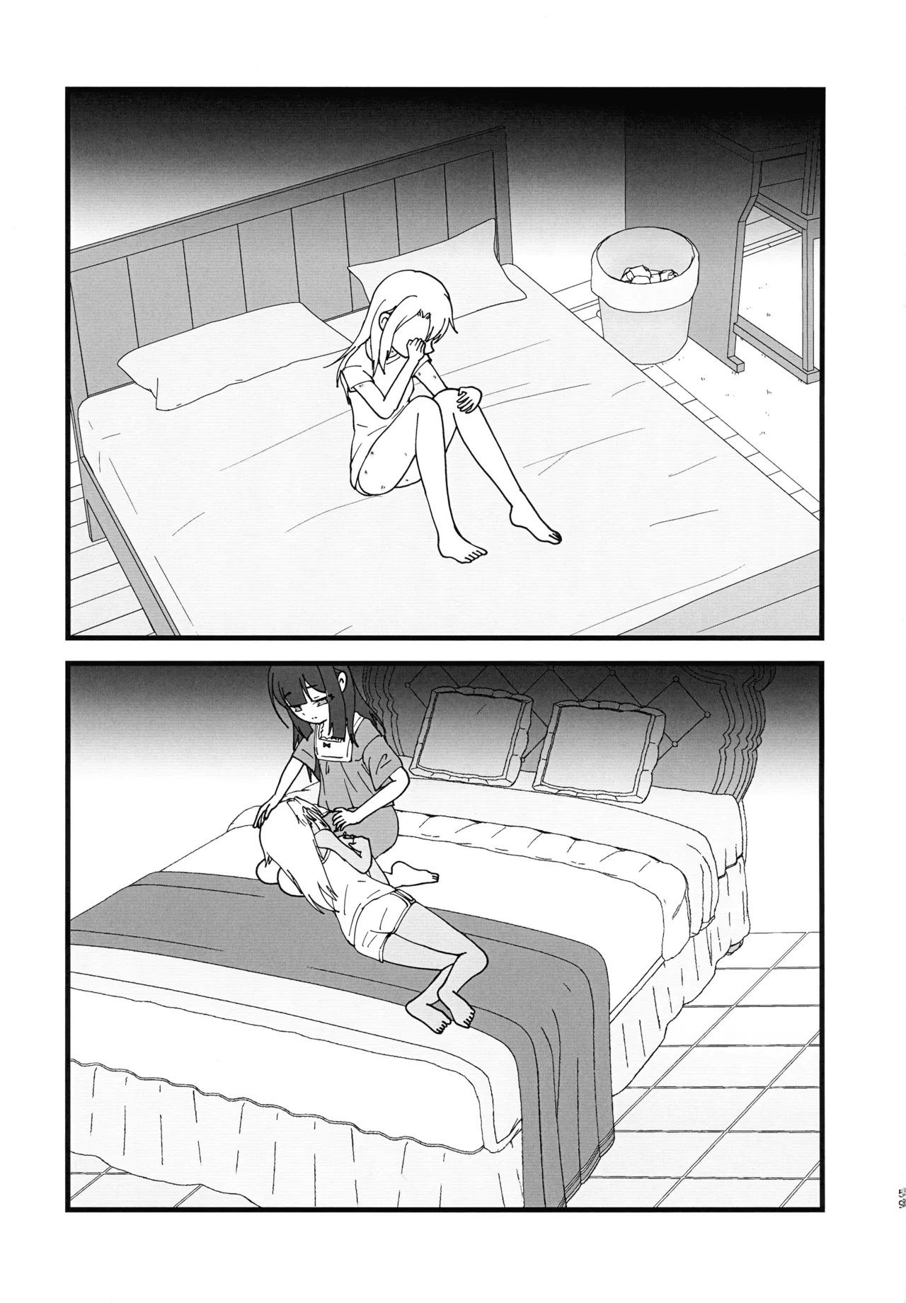 イリクロlog PART.1 イリヤとクロエのイチャイチャらくがき本 - page60