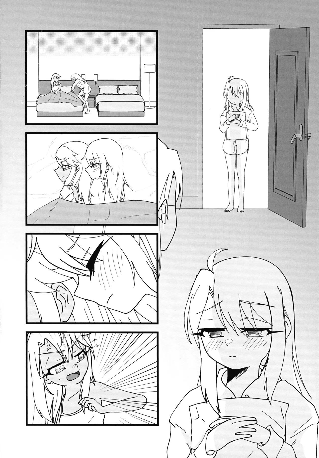 イリクロlog PART.1 イリヤとクロエのイチャイチャらくがき本 - page63