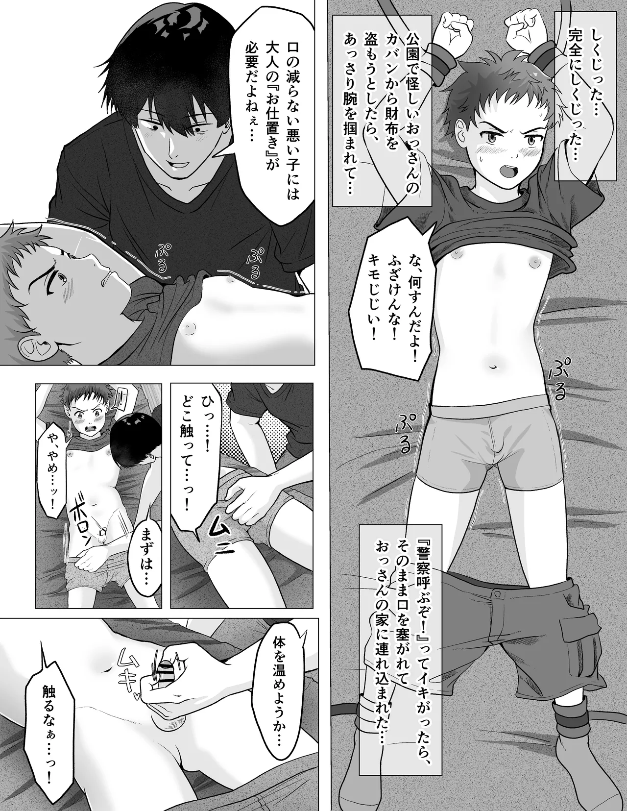 生意気少年を拉致監禁して尿道と前立腺でお仕置きする話 - page2