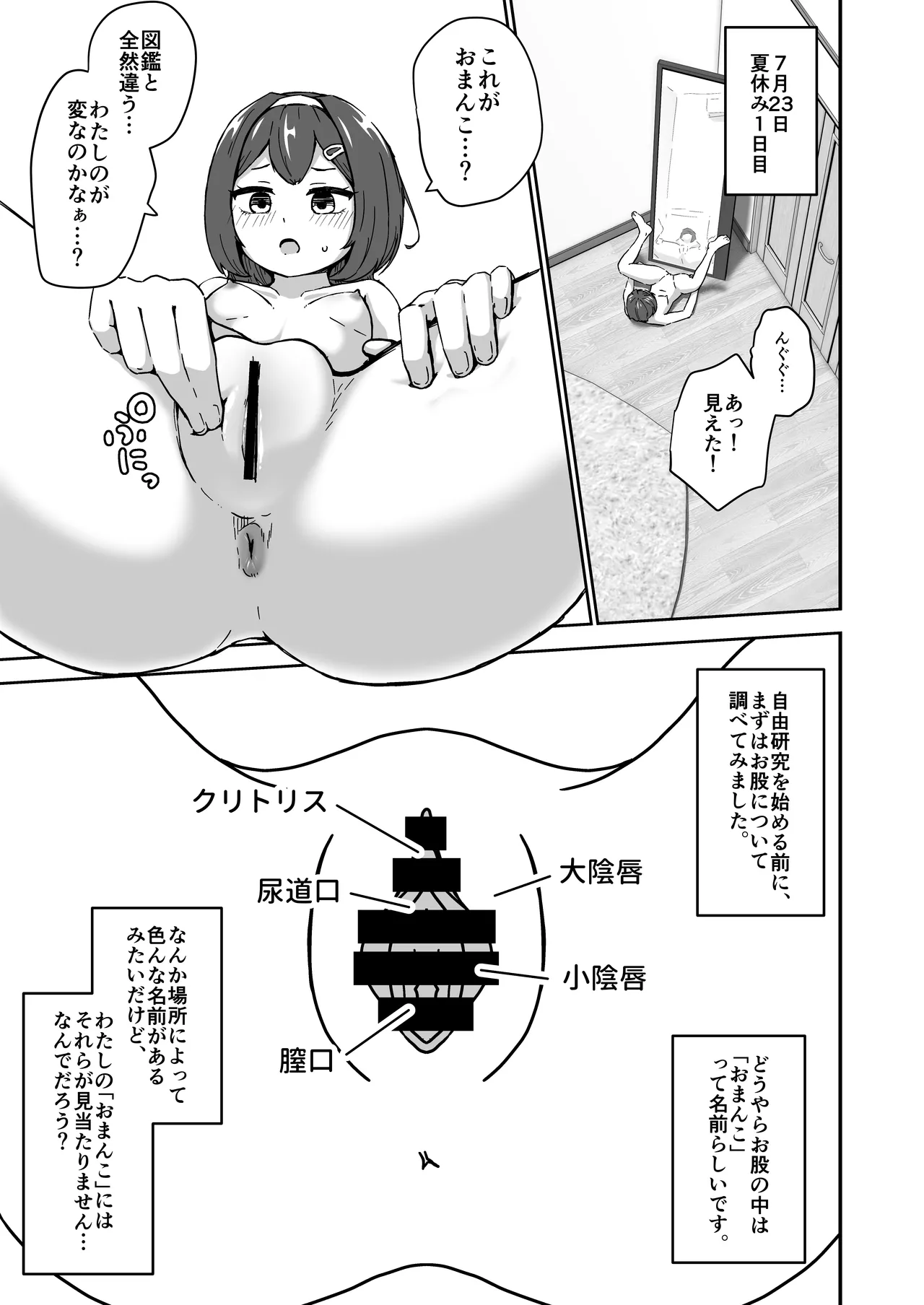 無知なロリっこがオナニーにどハマりしちゃう話。 - page7
