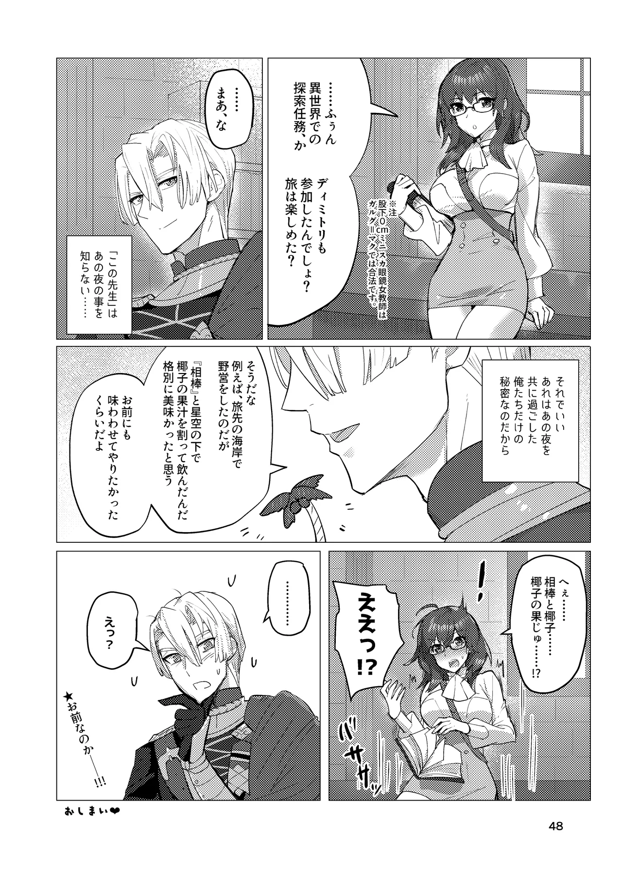 先生がハニトラで殿下を攻略する回電子版 - page48