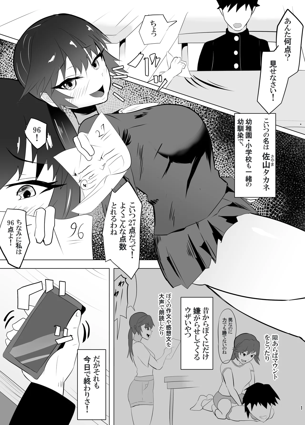 高慢なアイツを催眠で言いなりに - page2