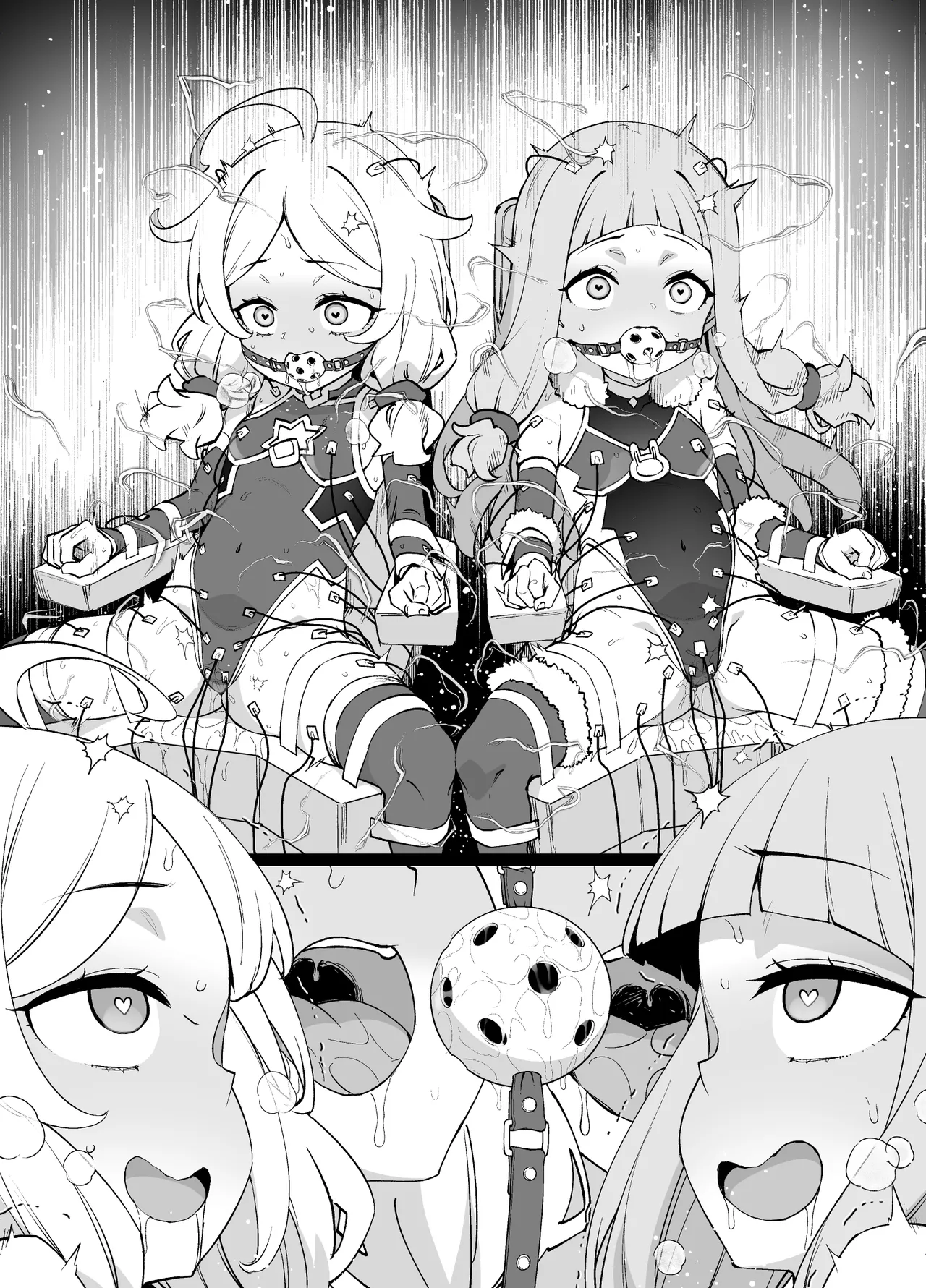 デレマス退魔忍こずえ＆仁奈 ※強♥アクメ電流＆ふたなり化調♥ - page5