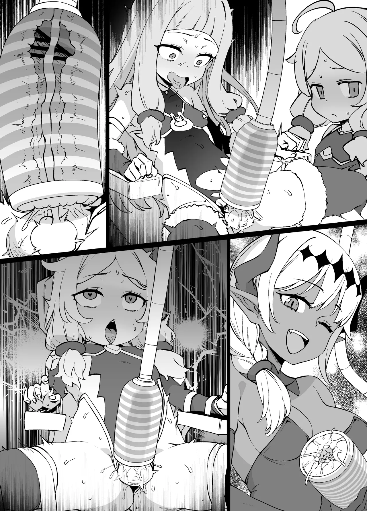 デレマス退魔忍こずえ＆仁奈 ※強♥アクメ電流＆ふたなり化調♥ - page7