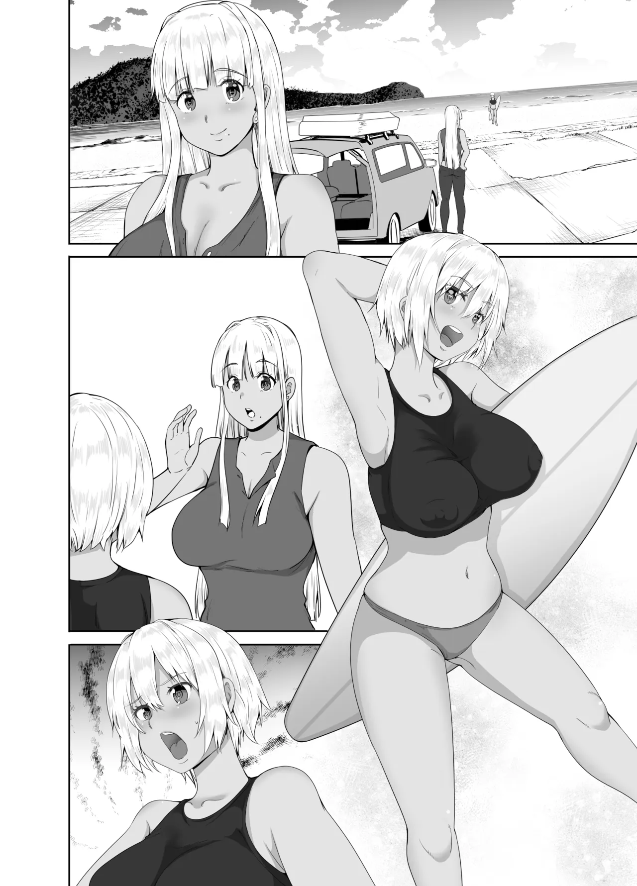 元田舎の黒ギャルJkの子とセックスしました - page73