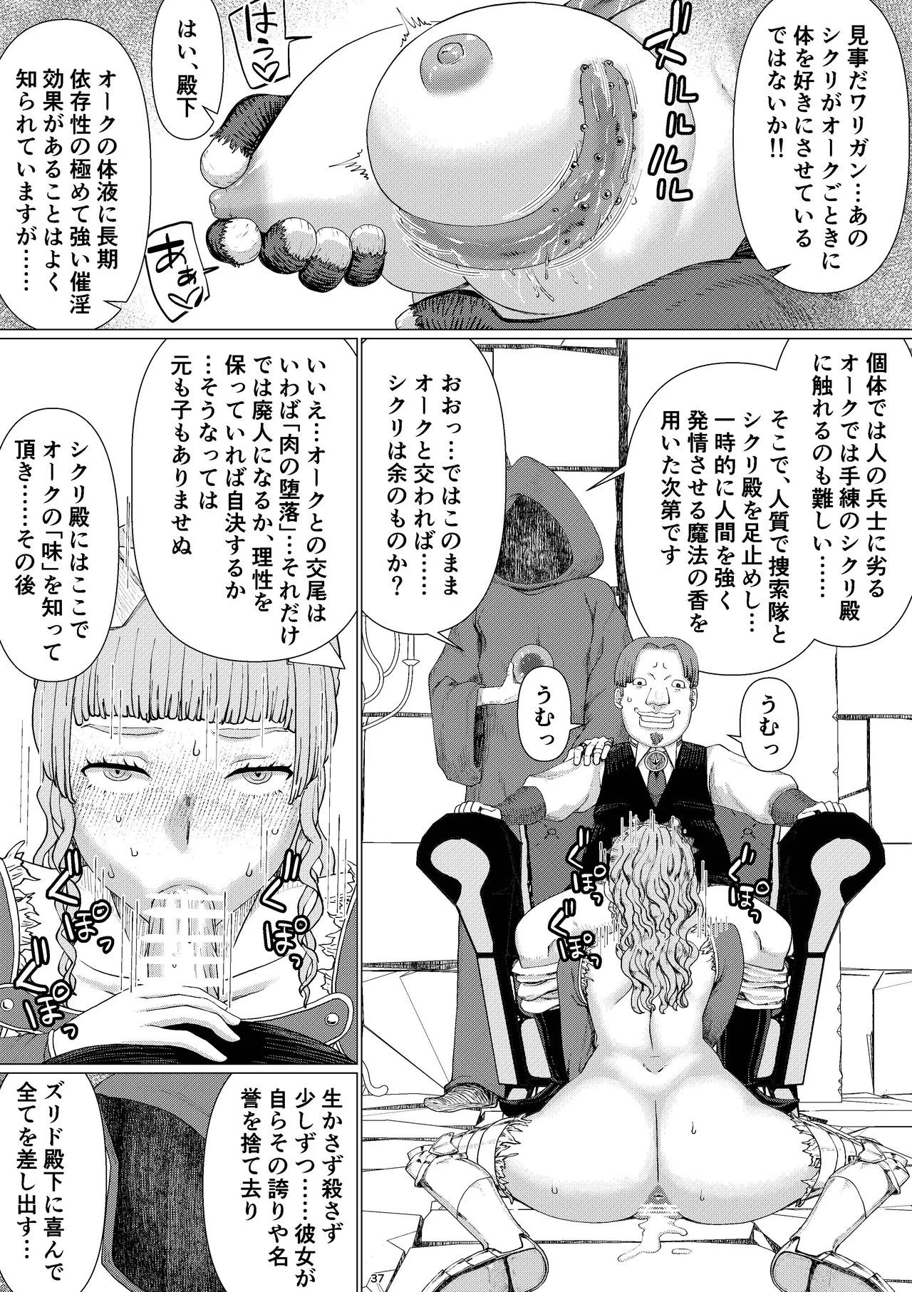 【女騎士異種姦NTR】シクリとリカール 第1巻 - page40