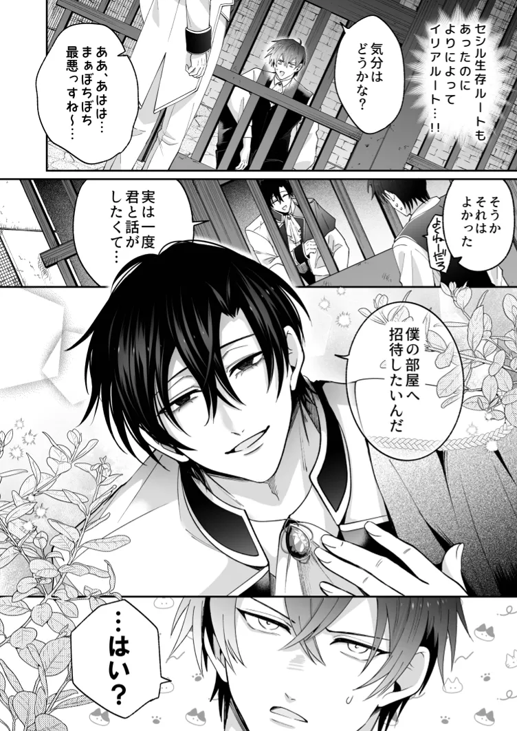 没落した悪役令息ですがカントボーイなので敵国王子の溺愛裏ルートに入りました。 - page11