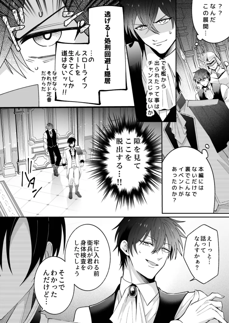 没落した悪役令息ですがカントボーイなので敵国王子の溺愛裏ルートに入りました。 - page12