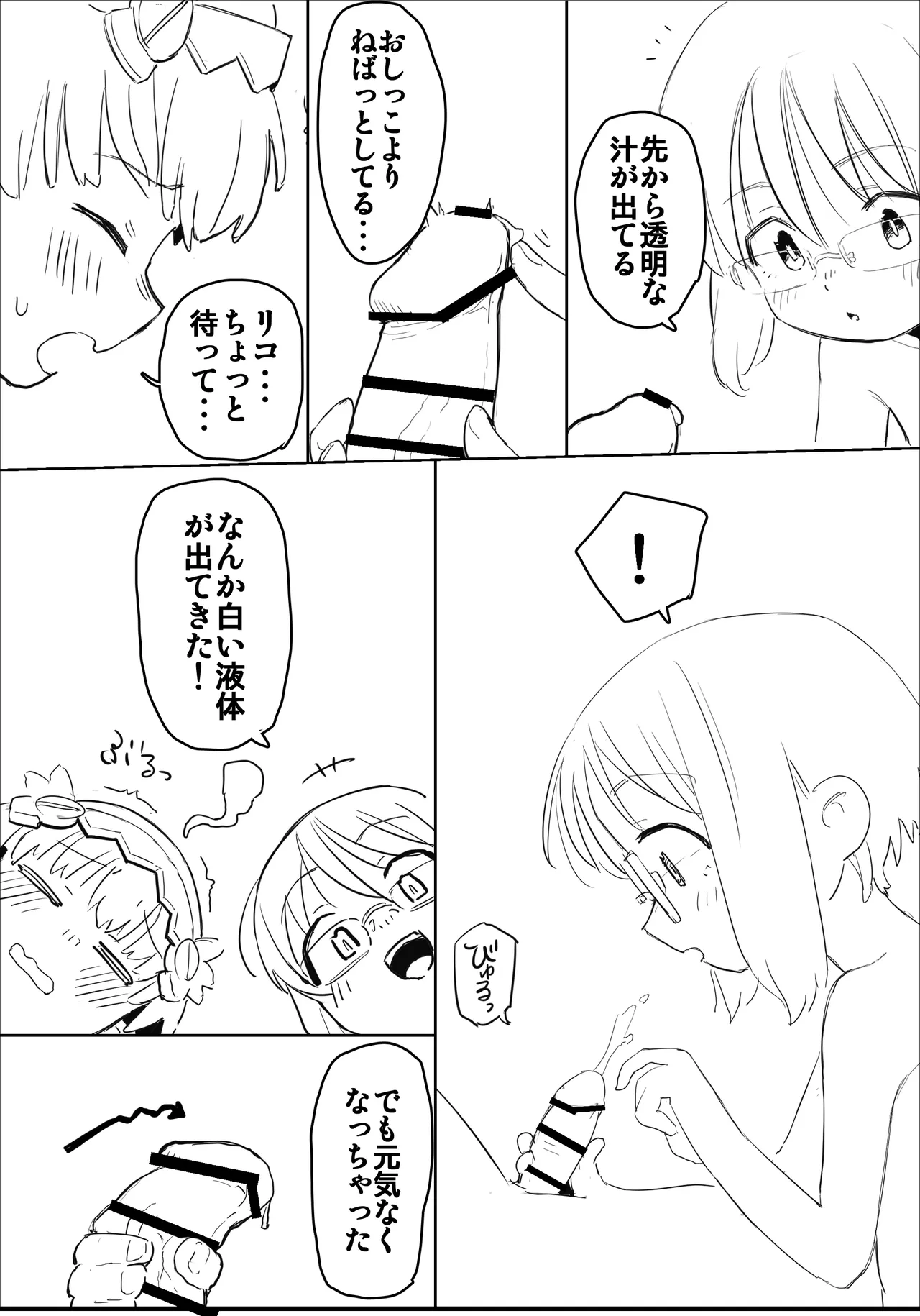 リコがレグの朝立ちを処理してあげる - page2